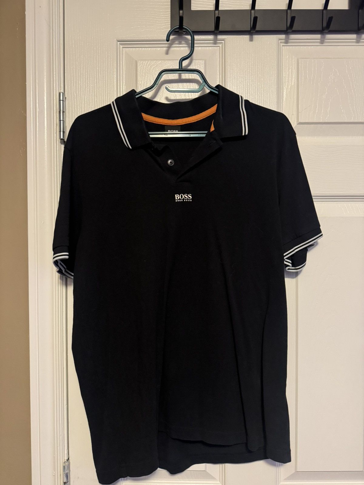 Hugo Boss Hugo Boss Polo Size US L / EU 52-54 / 3 - 1 Thumbnail