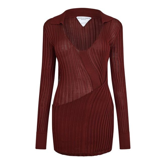 Bottega Veneta Bottega Veneta V-Neck Slim Fit Long Sleeve Sweater Size L / US 10 / IT 46 - 1 Thumbnail