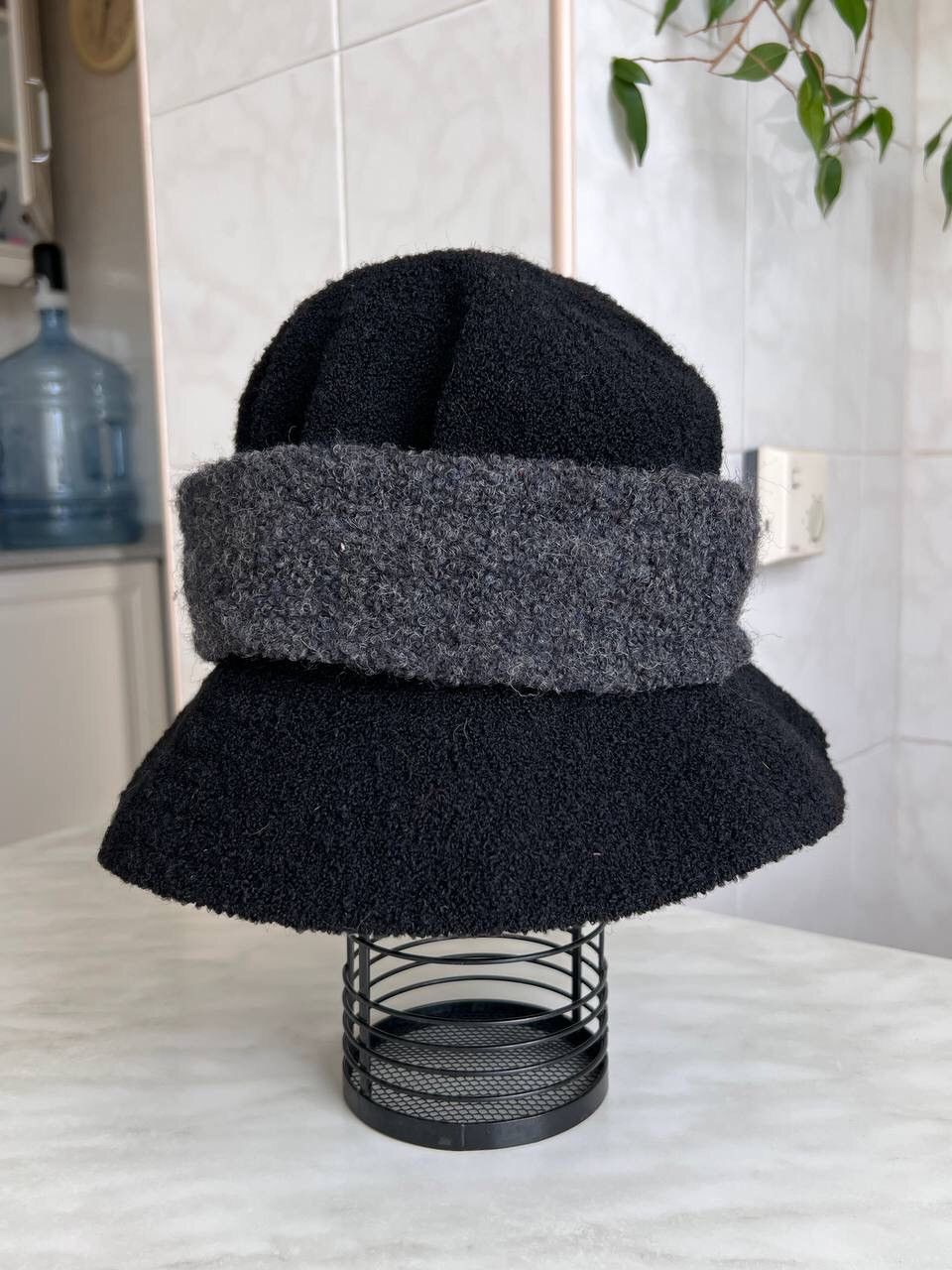Kangol × Vintage Kangol vintage 99 mens bucket hat avant-garde geometric form Size 38 - 2 Thumbnail