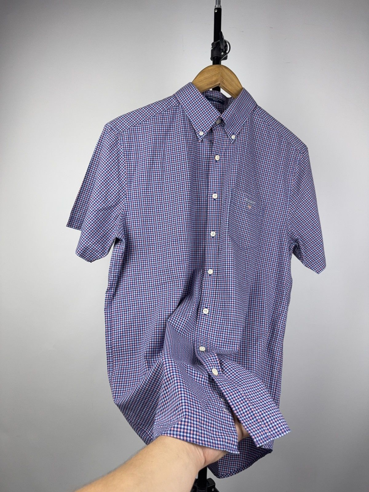 Gant Vintage 00s Luxury Designer GANT Plaid Short sleeve Shirt Size US M / EU 48-50 / 2 - 4 Thumbnail