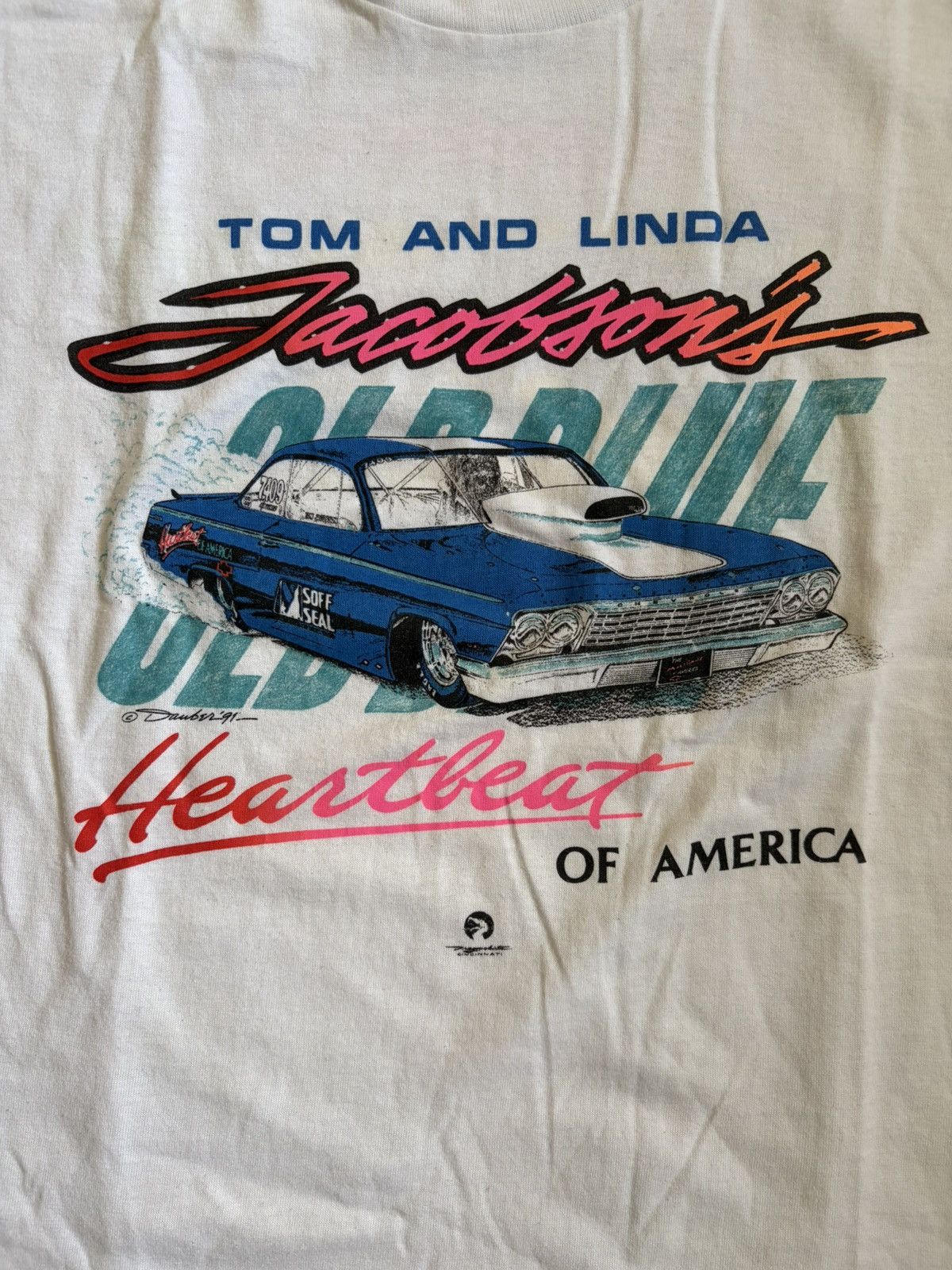 Vintage Vintage Chevy Heartbeat Of America Shirt Size US XL / EU 56 / 4 - 2 Thumbnail