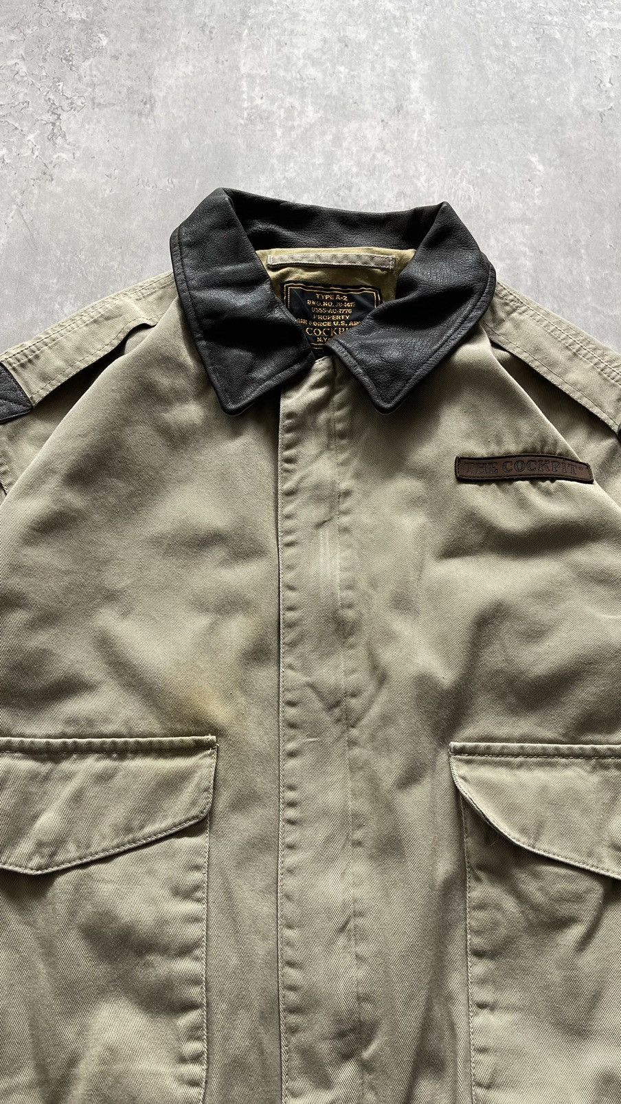 Vintage VINTAGE 90s “COCKPIT” FLIGHT JACKET Size US XL / EU 56 / 4 - 3 Thumbnail