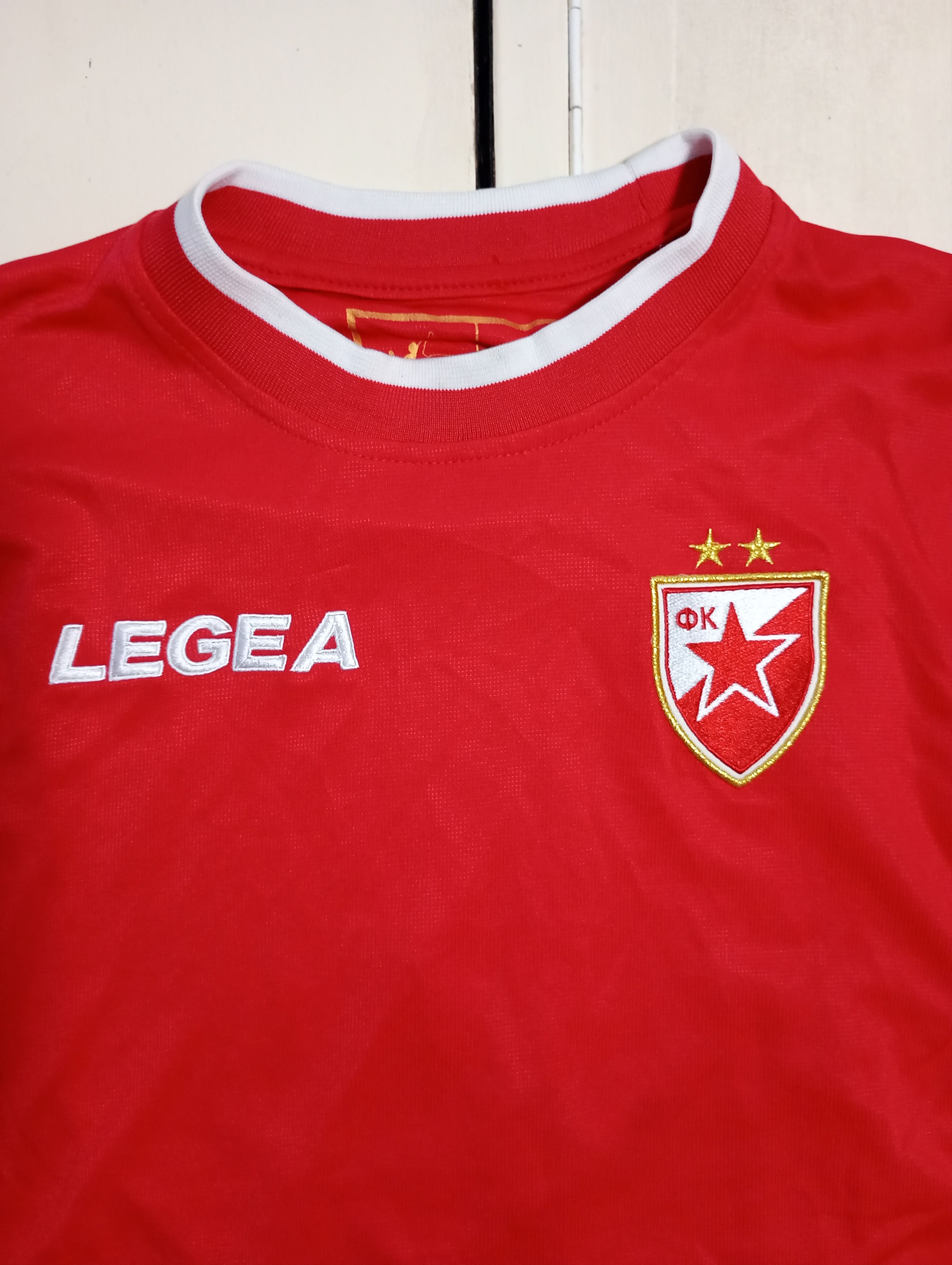Vintage Red Star Belgrade Crvena Zvezda Legea Training Jersey Size US S / EU 44-46 / 1 - 8 Thumbnail
