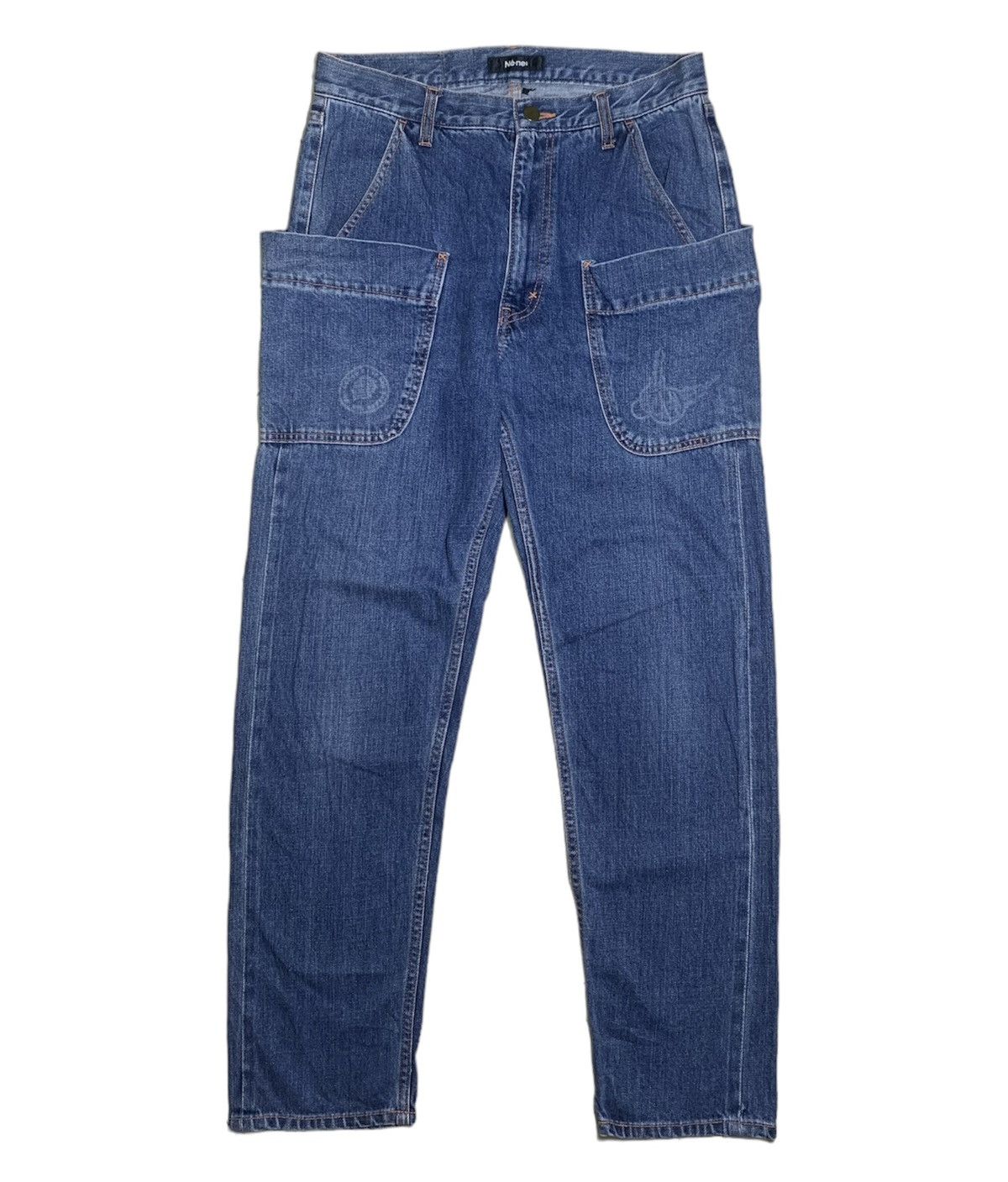 image of Ne-Net By Issey Miyake Selvedge Jeans in Blue, Men's (Size 30)