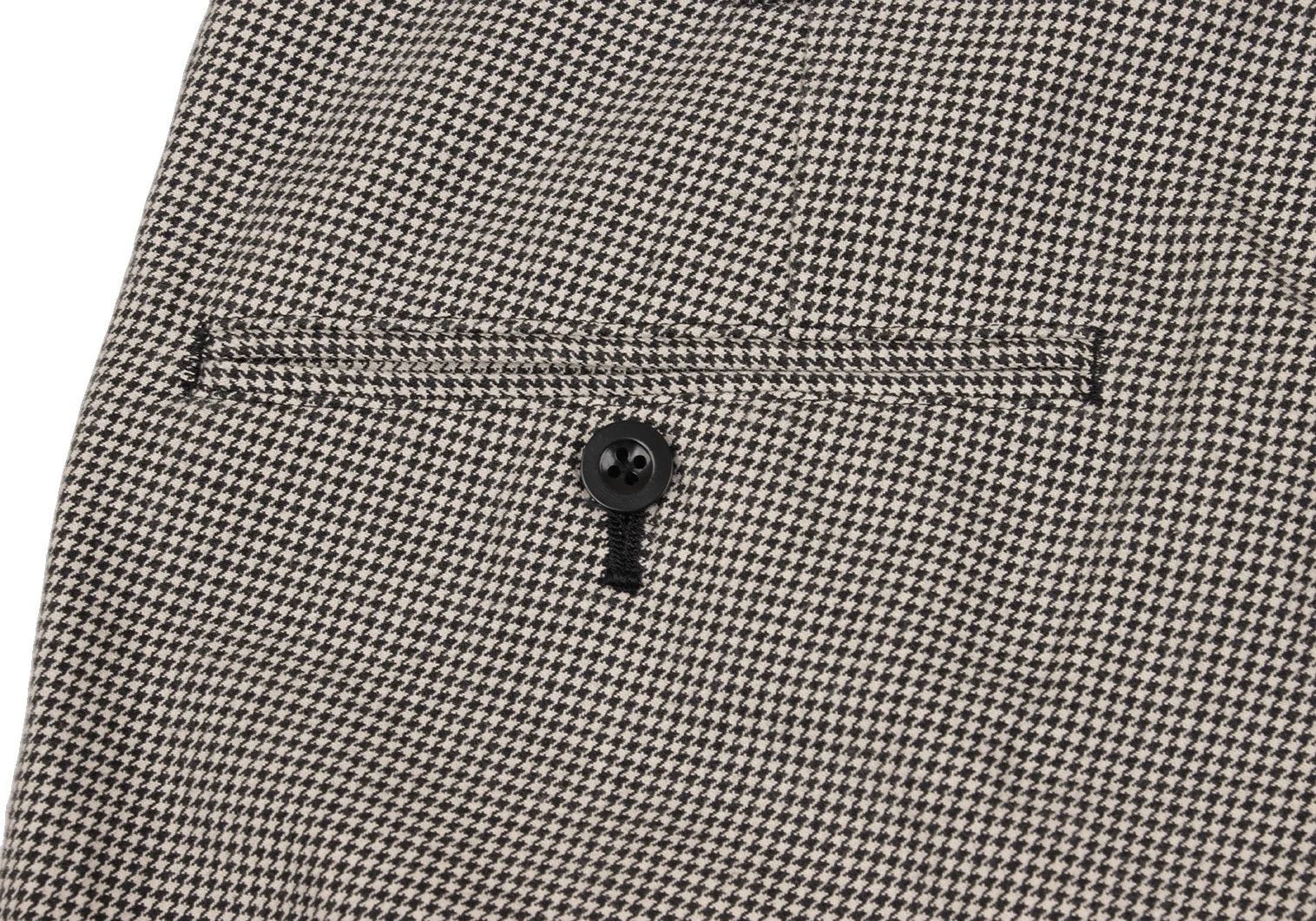 Yohji Yamamoto Yohji Yamamoto Black Houndstooth Stack Pants Size US 32 / EU 48 - 10 Thumbnail