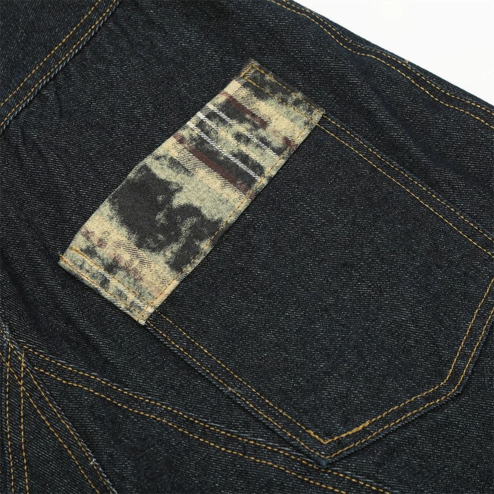Jean Men's hip-hop trendy multi-pocket scimitar jeans Size US 32 / EU 48 - 6 Thumbnail