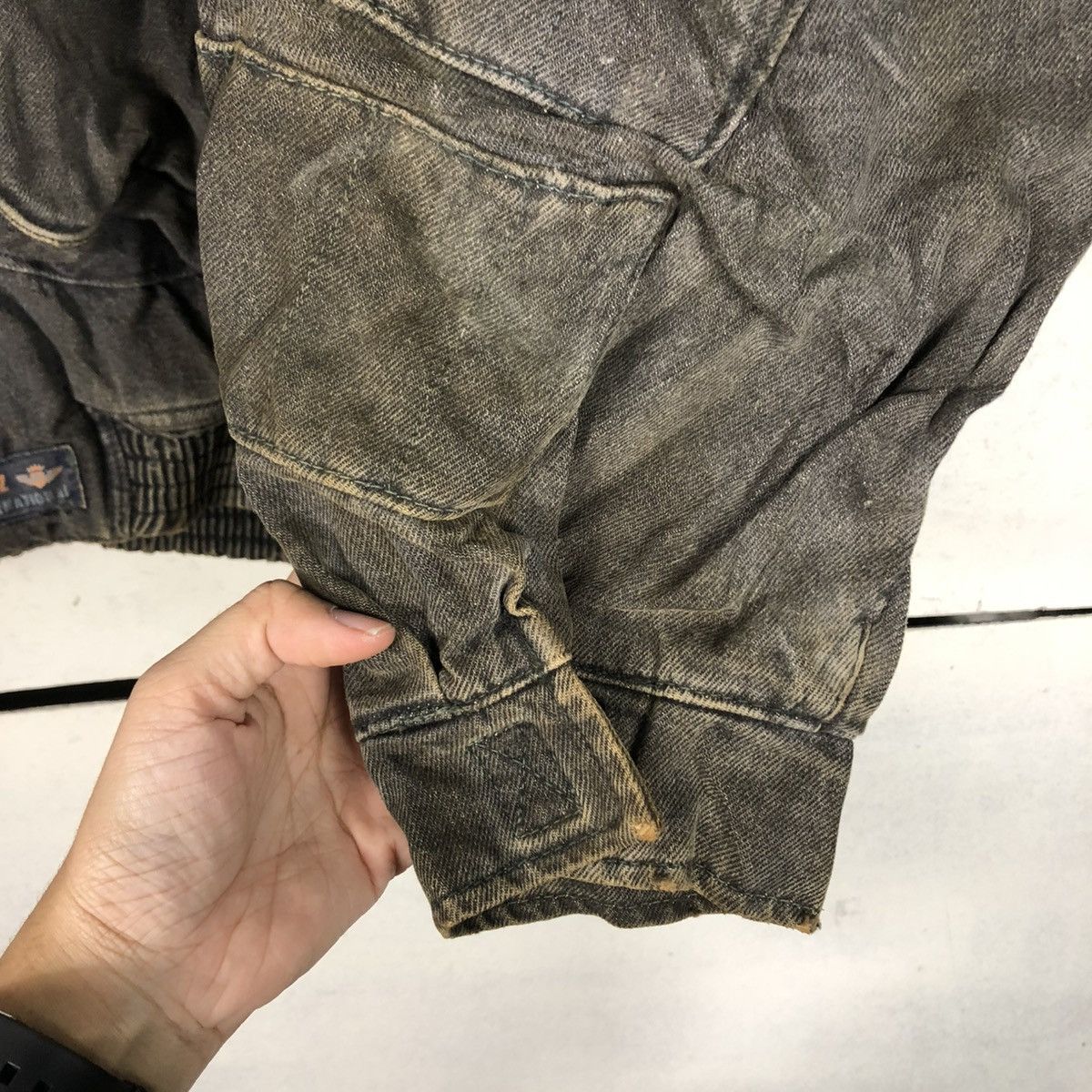 Japanese Brand 🔥VINTAGE BONDAGE BIKER BOMBER JACKET FITZ ISSEY MIYAKE Size US L / EU 52-54 / 3 - 17 Thumbnail