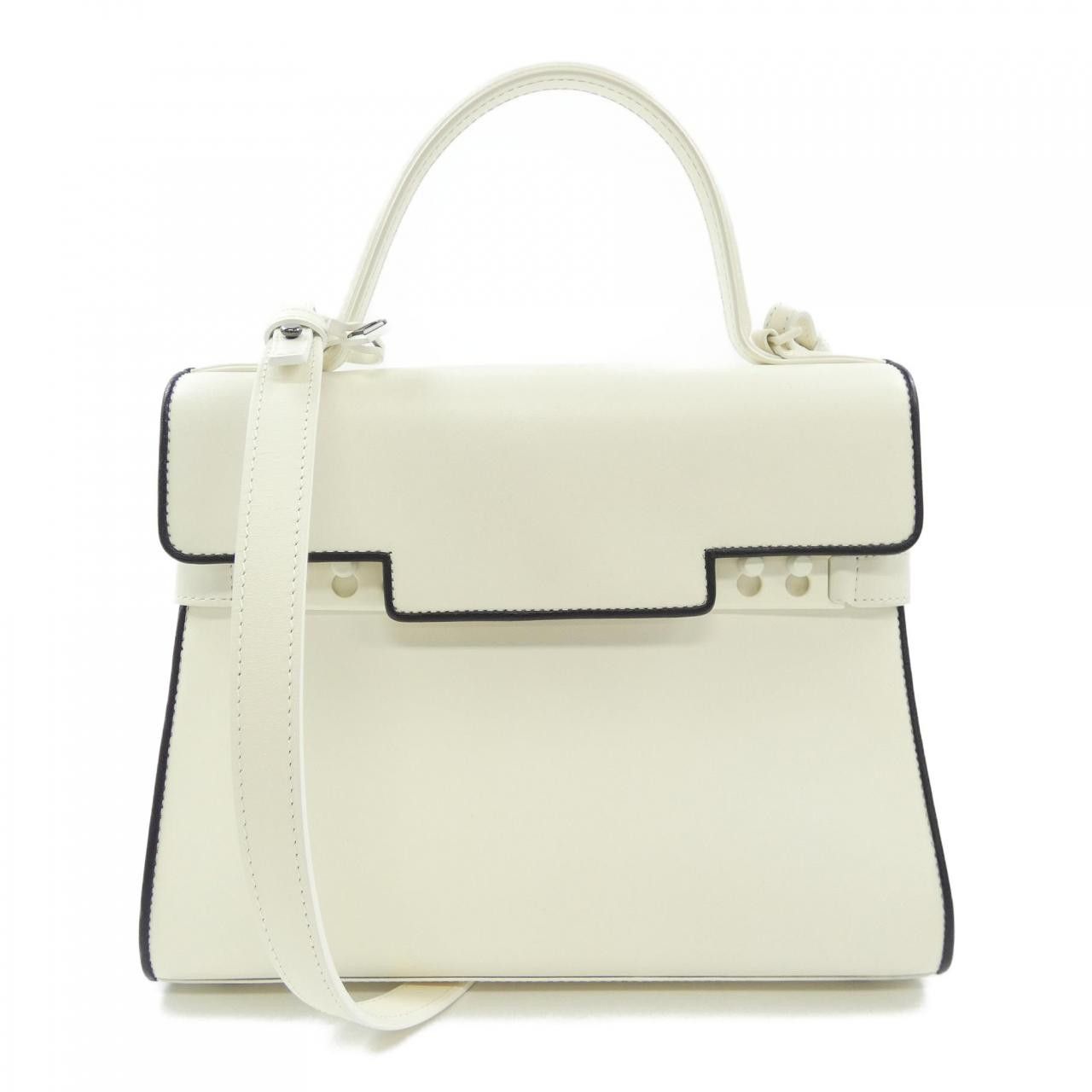 Delvaux Delvaux Delvaux Tempete B Illusion Box Calf Bag Leather Handbag TEMPETEBILLUSION DUTY FREE for USA Size ONE SIZE - 1 Thumbnail