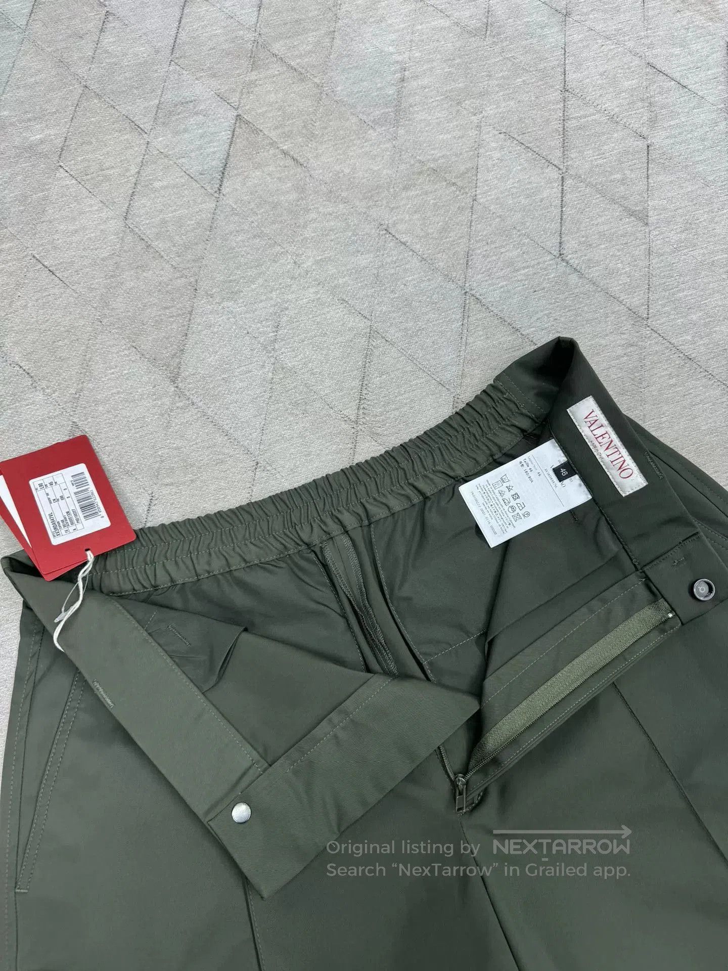 Valentino Valentino Army Green Cargo Shorts. Size US 30 / EU 46 - 6 Thumbnail