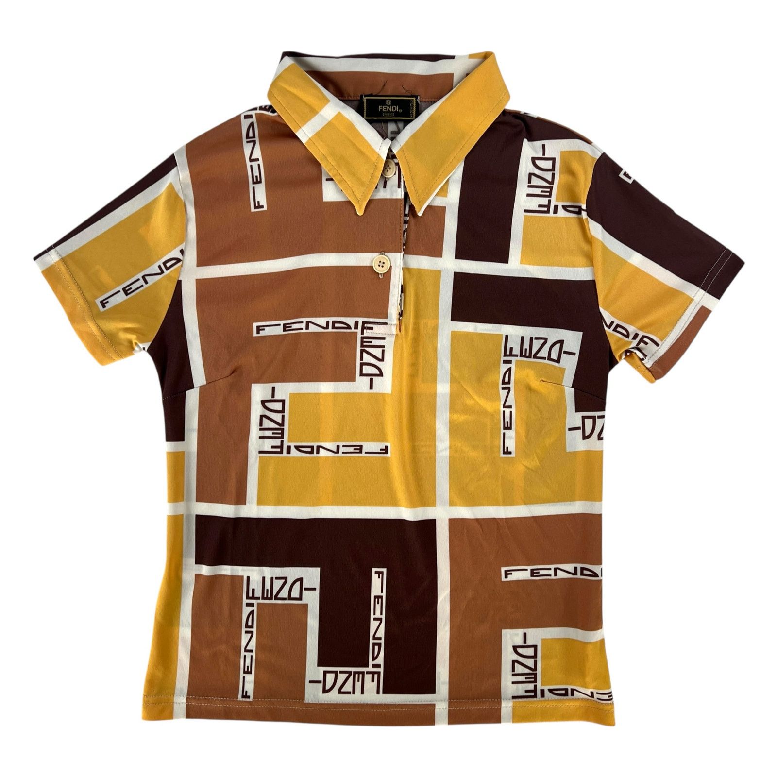 Fendi Fendi Vintage Polo Tee Size S / US 4 / IT 40 - 5 Thumbnail