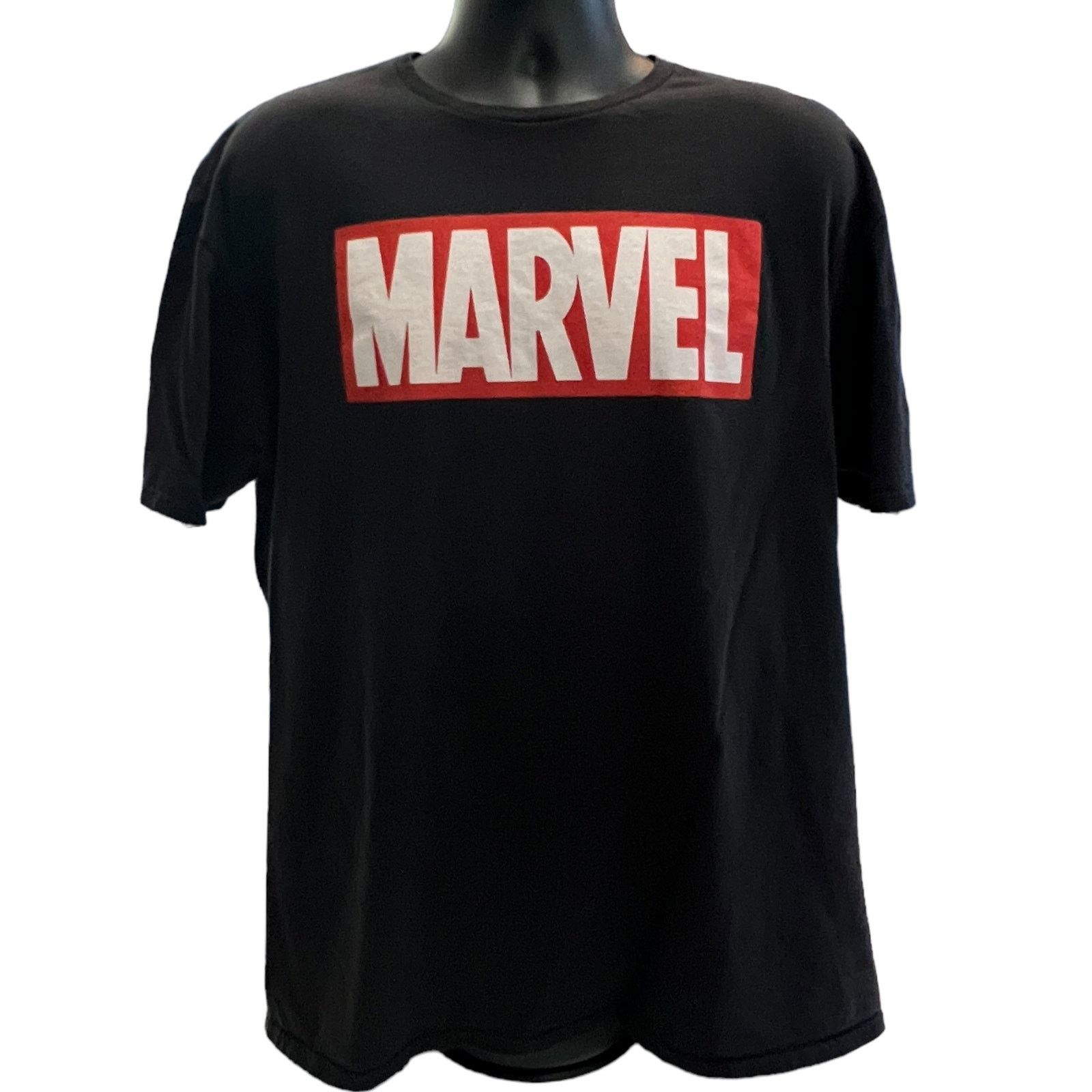 Marvel Comics Marvel Logo Black T-Shirt Size 2XL Size US XXL / EU 58 / 5 - 1 Thumbnail