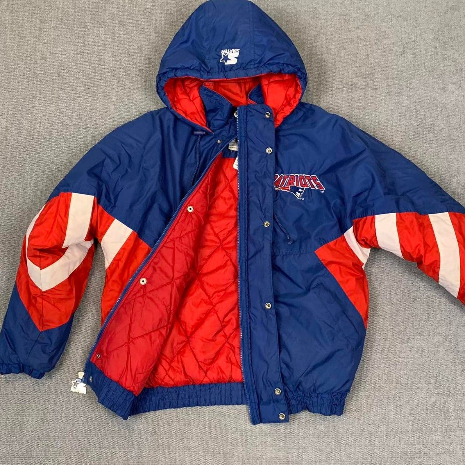 Starter Vintage 90s NFL Starter New England Patriots puffer jacket Size US S / EU 44-46 / 1 - 7 Thumbnail