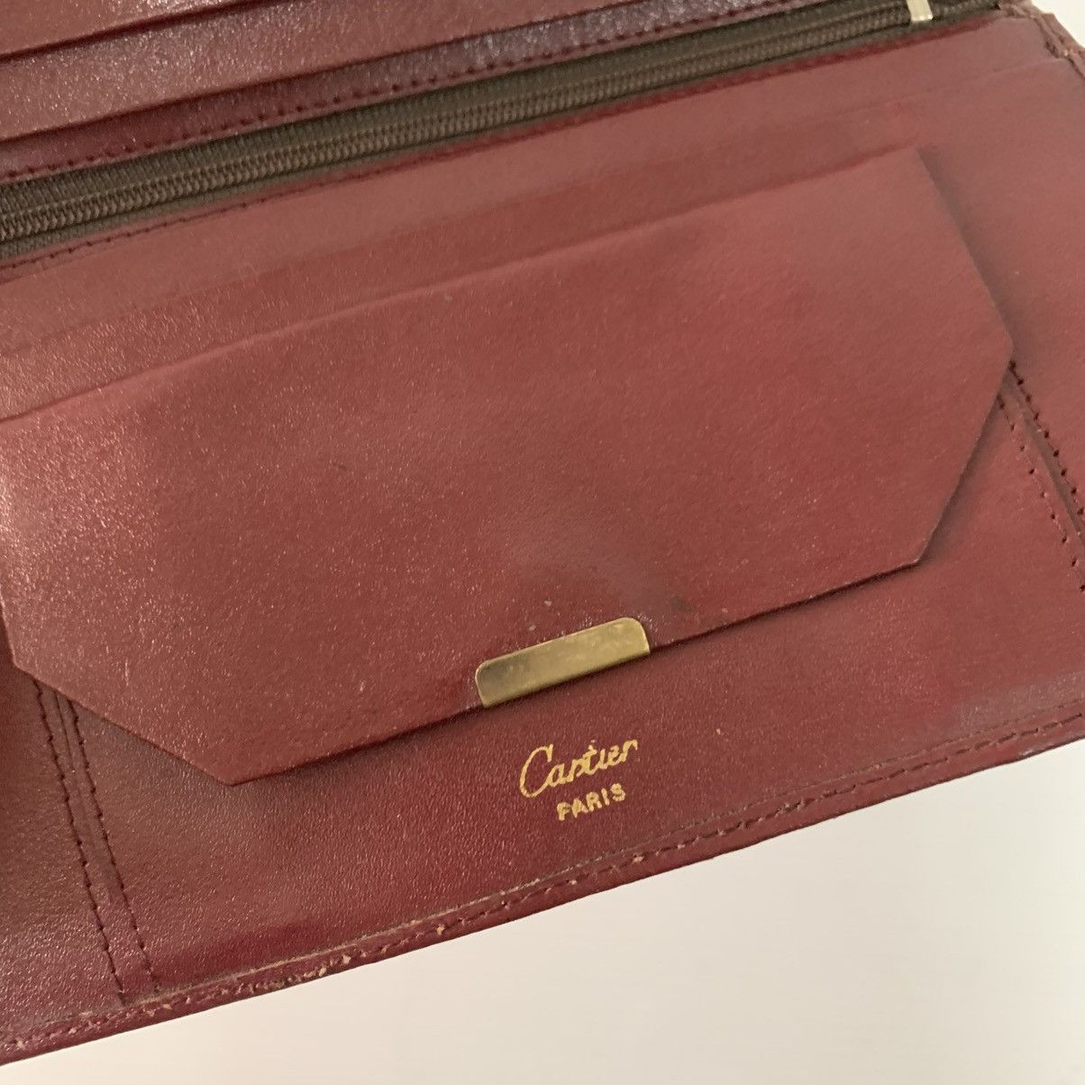 Cartier Cartier Vintage Leather Long Wallet Size ONE SIZE - 11 Thumbnail