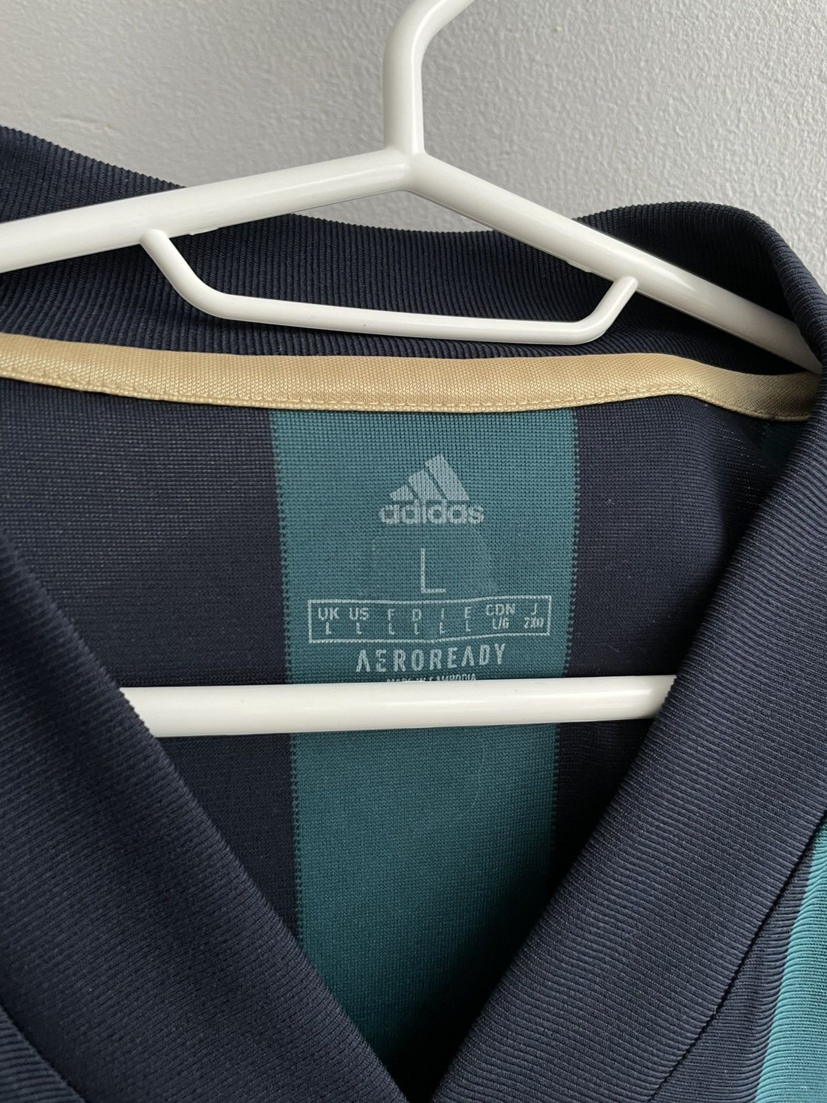 Adidas Leeds United 2020 2021 Away Football Shirt Soccer Jersey Size US L / EU 52-54 / 3 - 9 Thumbnail