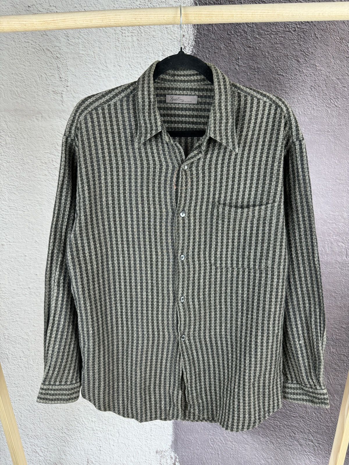Japanese Brand × Vintage BART from JO-EL atelier checkered flannel Japan Shirt Size US M / EU 48-50 / 2 - 2 Thumbnail