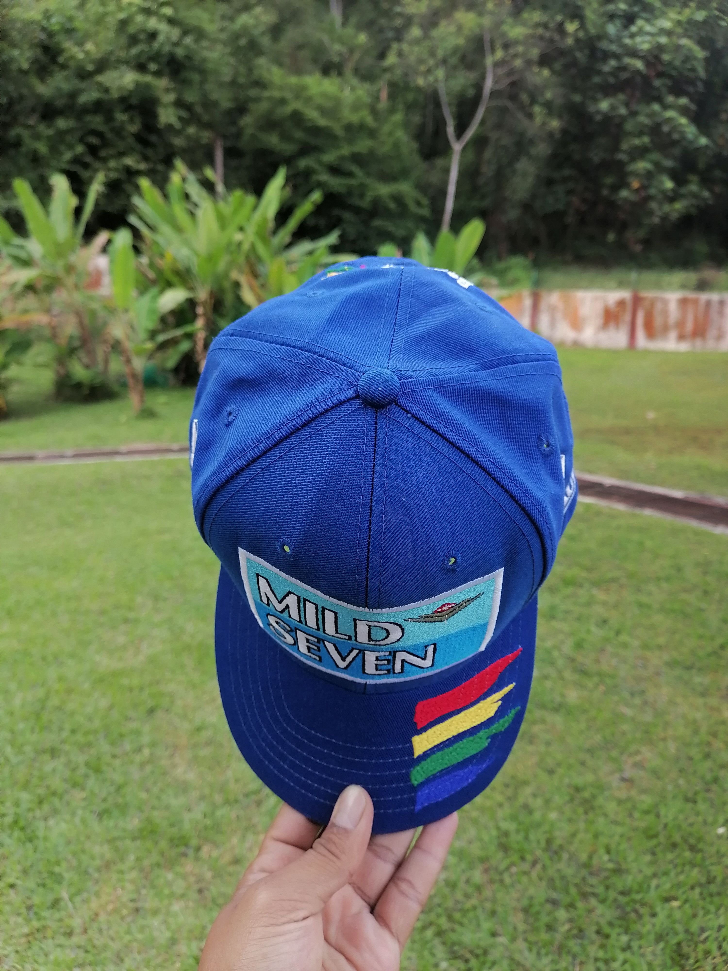 Sports Specialties Vintage UCB Formula 1 Racing Team Renault (Mild Seven) Cap Size ONE SIZE - 4 Thumbnail