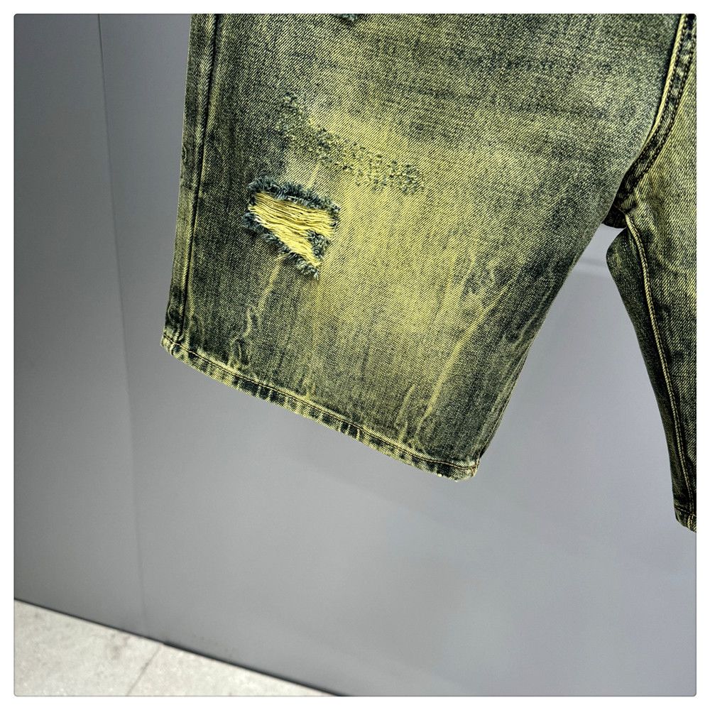 Japanese Brand × Vintage Yellow Mud Dyed Short Jeans Size US 32 / EU 48 - 12 Thumbnail