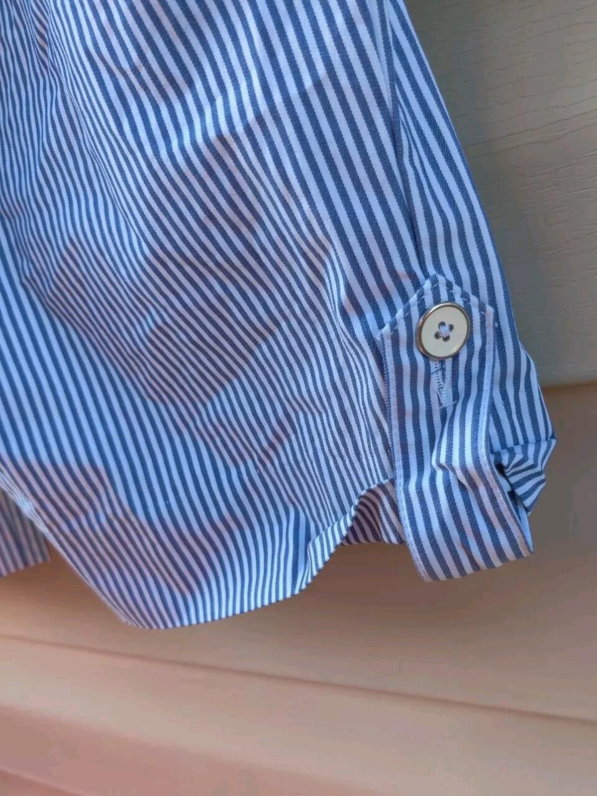 Bobby Jones Bobby Jones Shorts Womens Size 10 White Blue Pinstripe Cotto Size 32" / US 10 / IT 46 - 5 Thumbnail