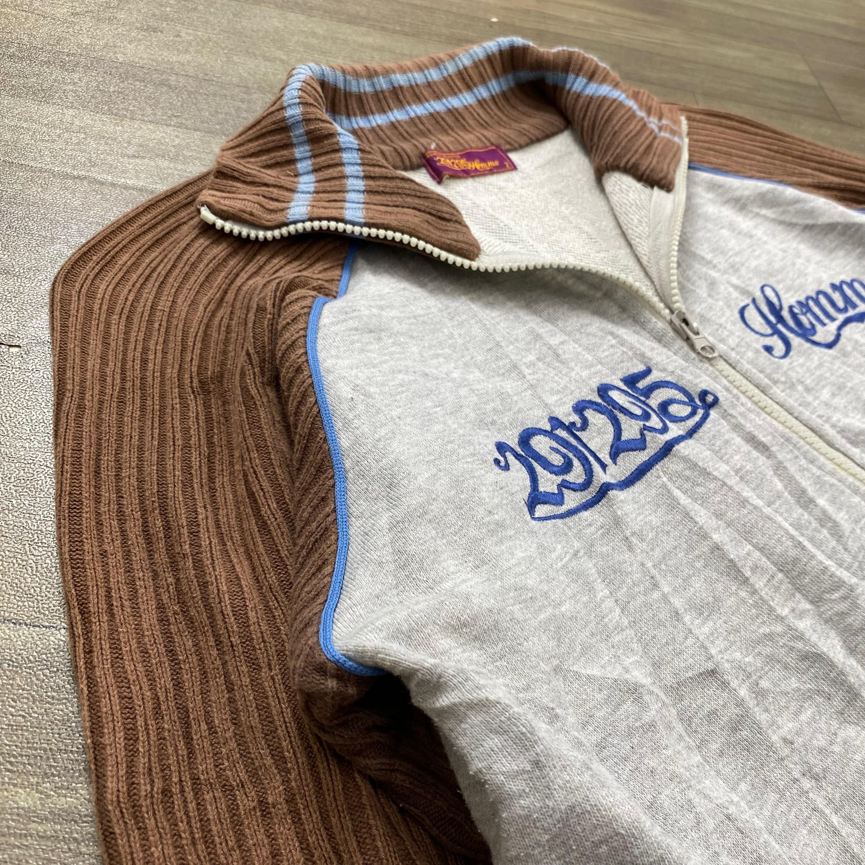 291295=Homme Vintage 291295=Homme Embroidery 2tone Lgb Style Track Jacket Size US M / EU 48-50 / 2 - 6 Thumbnail