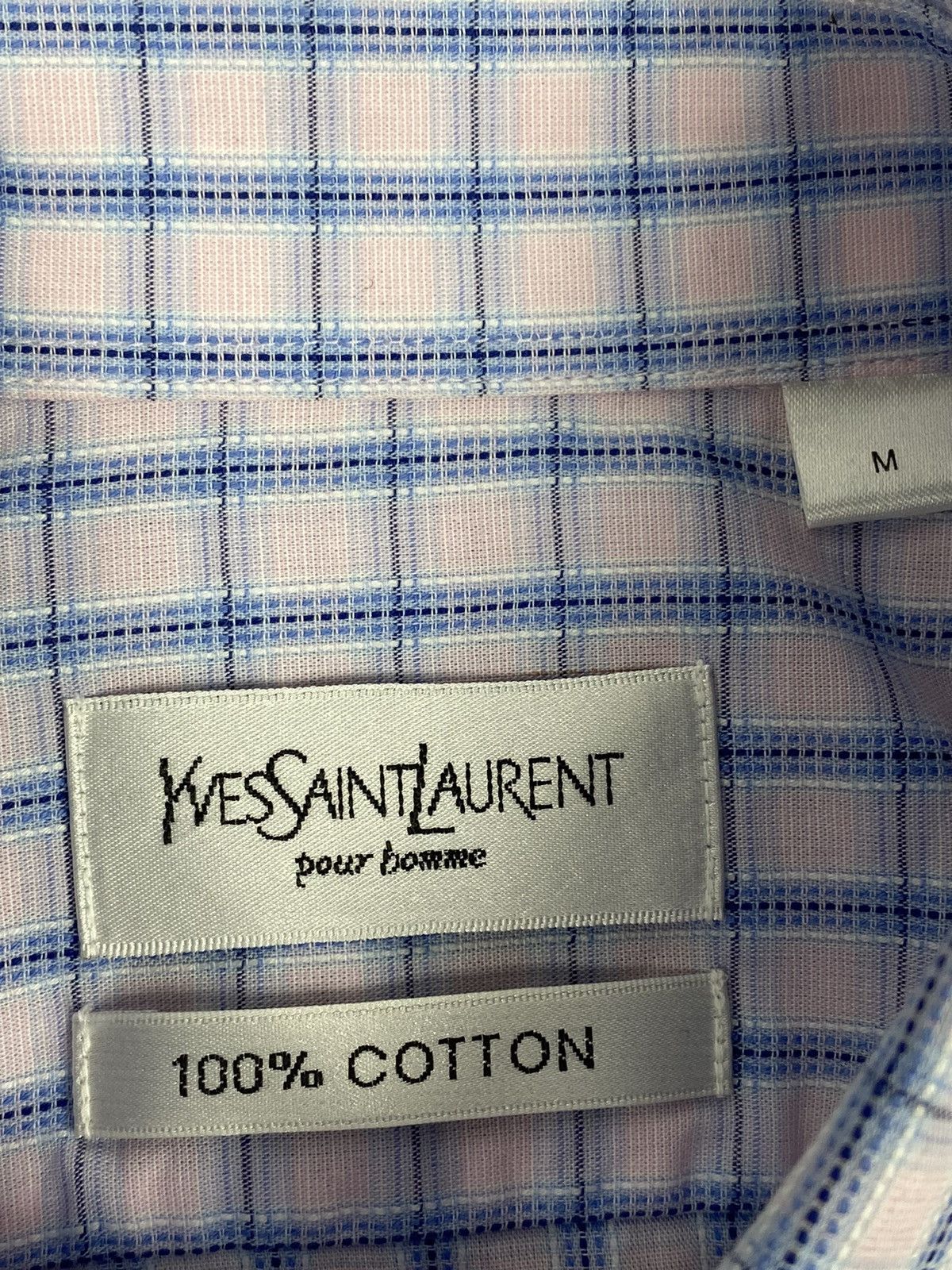 Yves Saint Laurent Vintage YSL Yves Saint Laurent Button Up Short sleeve Shirt Size US M / EU 48-50 / 2 - 10 Thumbnail