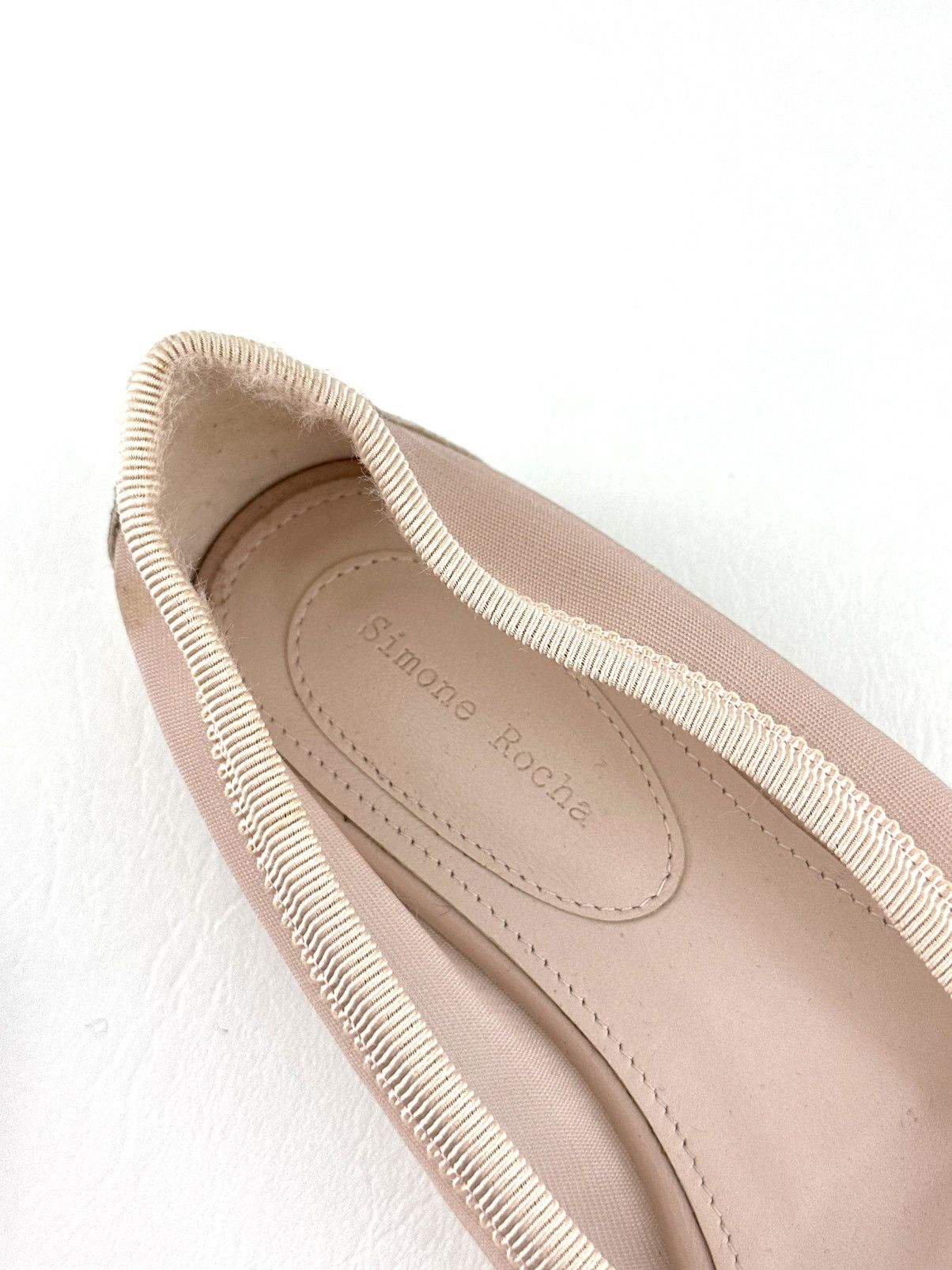 Simone Rocha SIMONE ROCHA Pink Bow Crystal Embellished Ballerinas Size US 7 / IT 37 - 9 Thumbnail