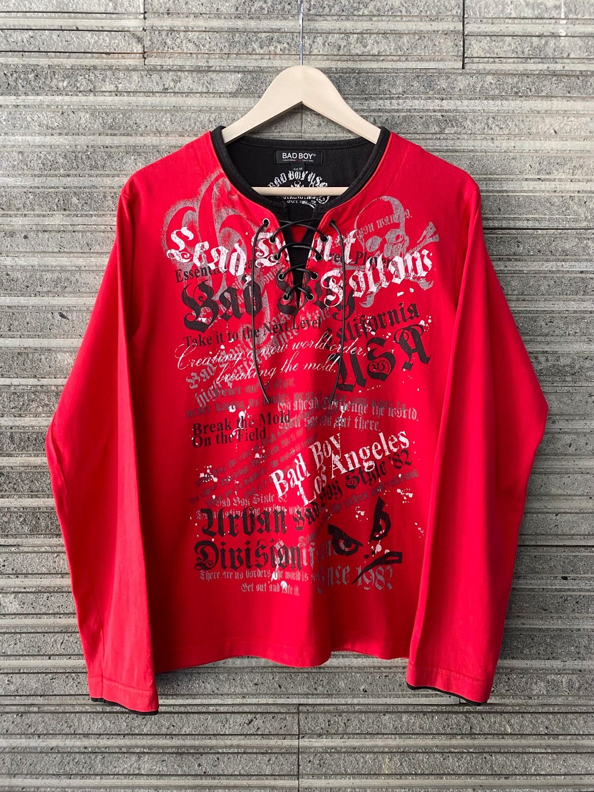 If Six Was Nine Y2K Bad Boy Poem Punks Style Long Sleeve Size US M / EU 48-50 / 2 - 1 Thumbnail