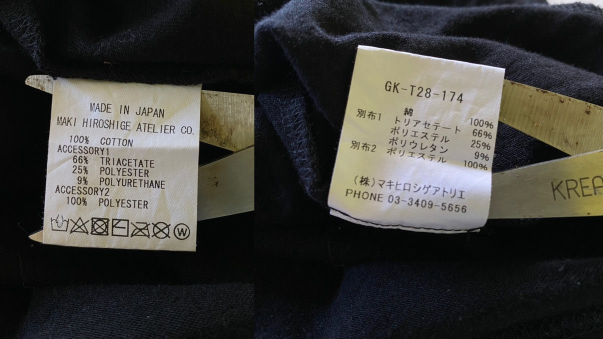 gomme Vintage Gomme Homme Asymmetrical Reworked LS Shirt Size US M / EU 48-50 / 2 - 3 Thumbnail