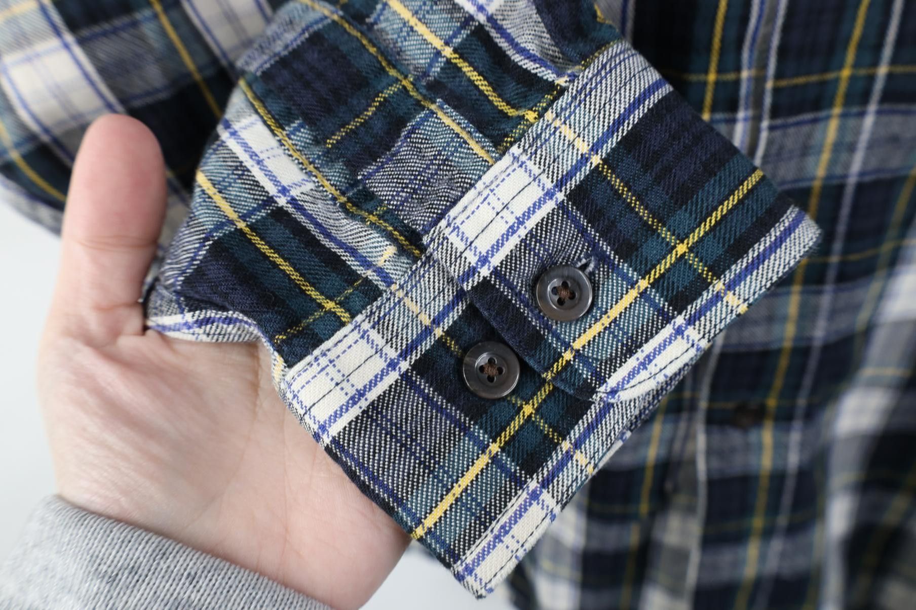 L.L. Bean Vintage 90s LL Bean Flannel Collared Button Down Shirt Plaid Size US M / EU 48-50 / 2 - 4 Thumbnail