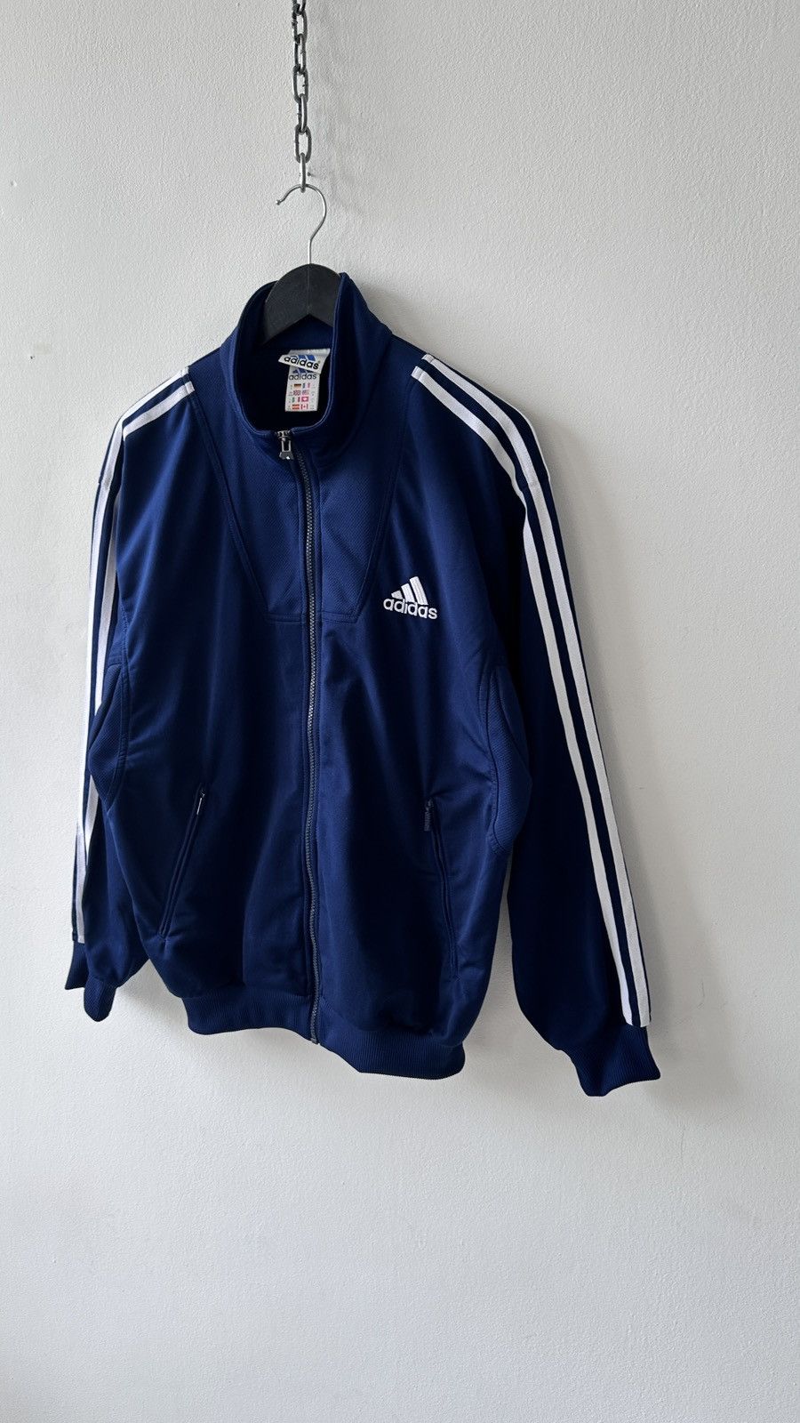 Adidas Vintage Adidas Track Jacket Navy Blue Retro 90s Y2K Size US M / EU 48-50 / 2 - 5 Thumbnail