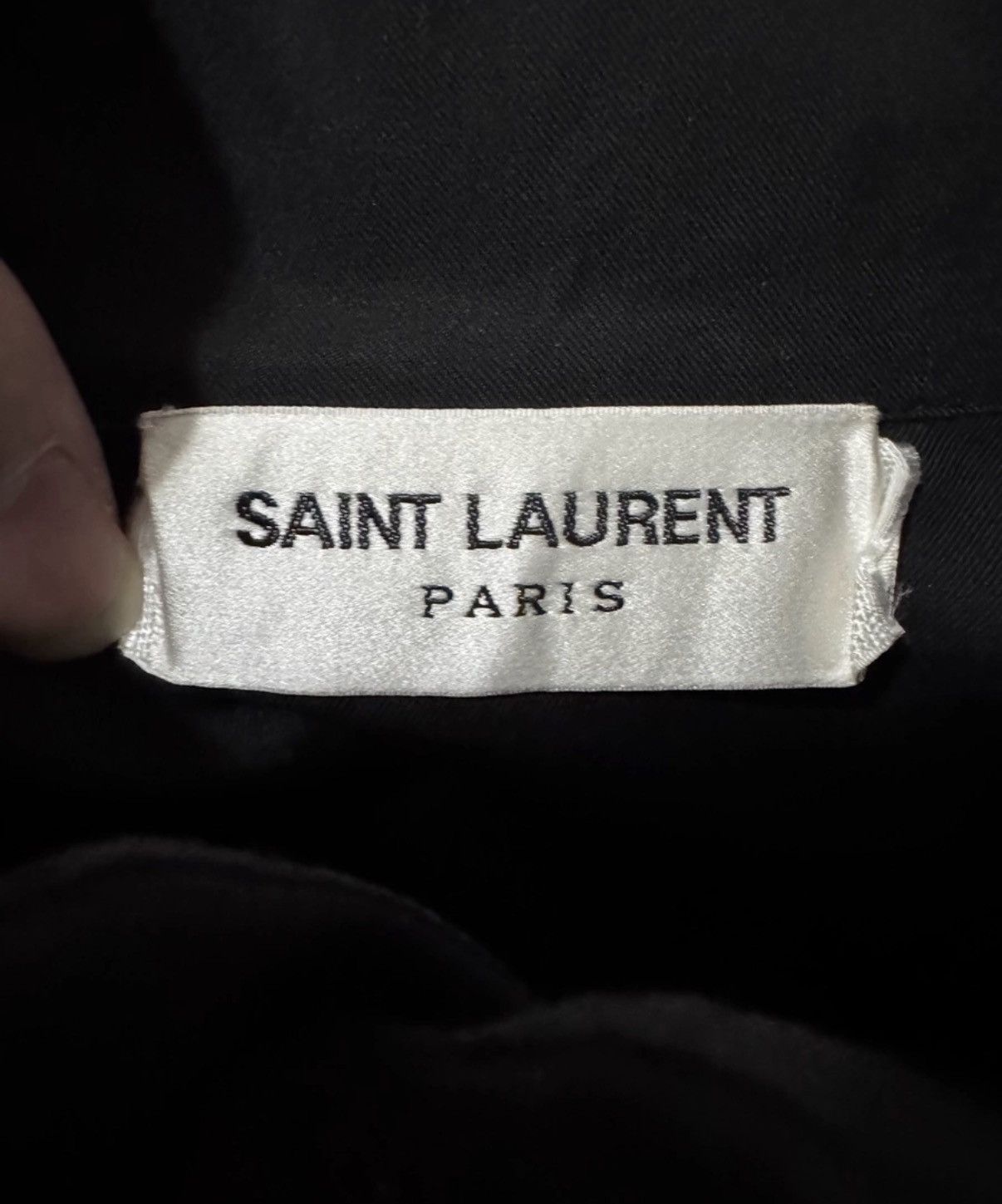 Saint Laurent Paris SLP) 24SS "Black Knight" Stand Collar Accordion Pleat Shirt Size US XXL / EU 58 / 5 - 5 Thumbnail