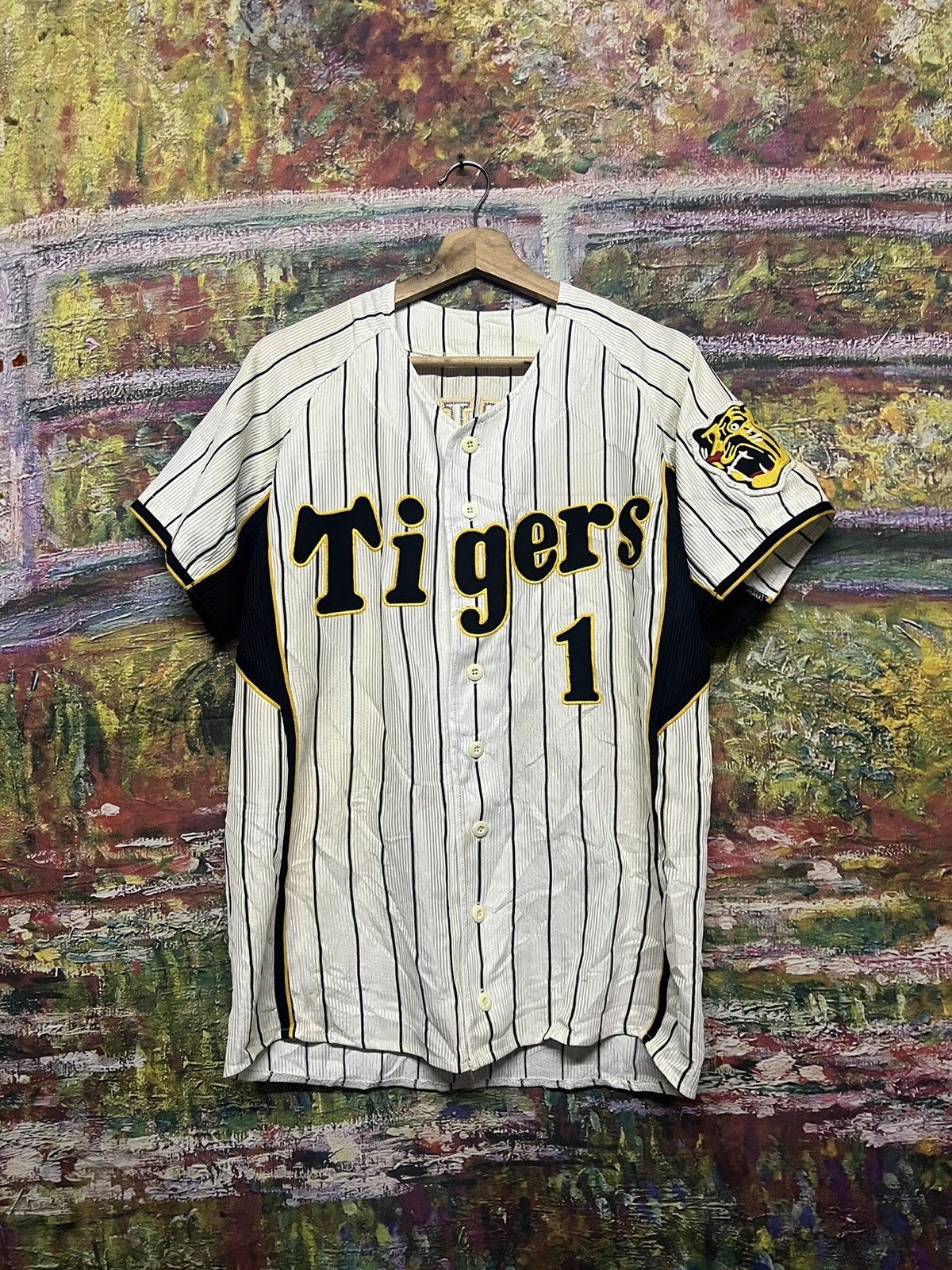 image of Triple A Baseball x Vintage Hashin Tiger Japan Baseball Nameset Toritani in White (Size Medium)