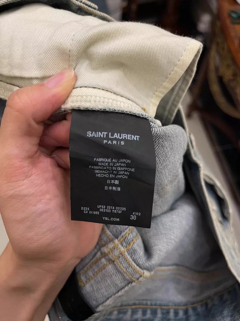 Saint Laurent Paris Saint Laurent Paris 14 FW Big Bang Blue Jeans Nextarrow-250 Size US 30 / EU 46 - 6 Thumbnail