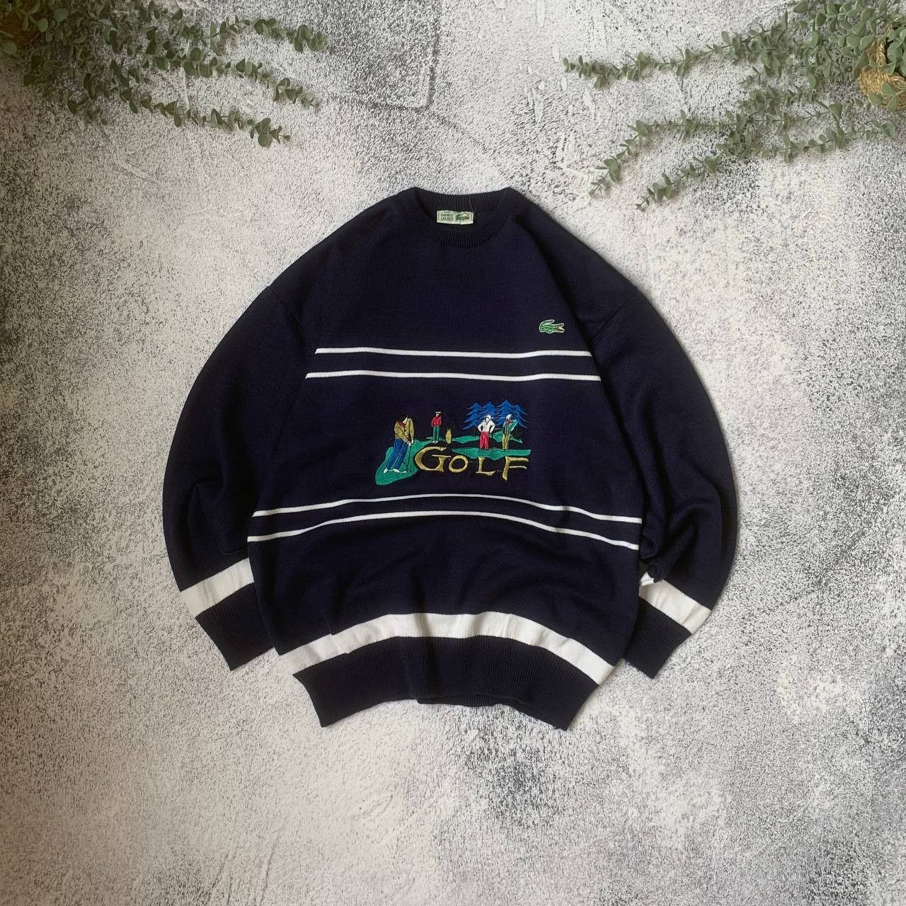 VINTAGE LACOSTE popular GOLF SWEATER