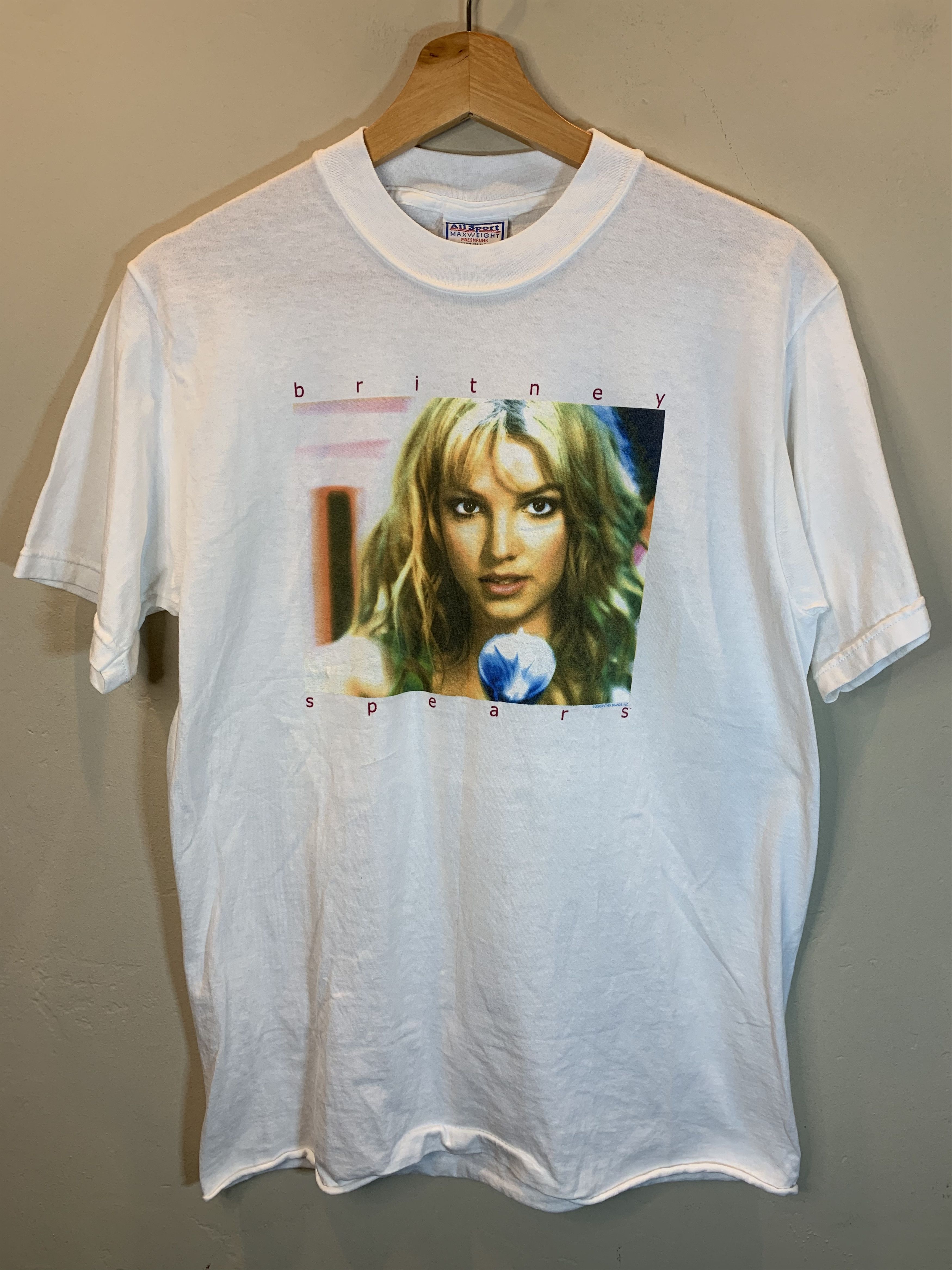 Band Tees *RARE* Vintage 2000 Britney Spears Crazy Single Stitch Shirt Size US M / EU 48-50 / 2 - 1 Thumbnail