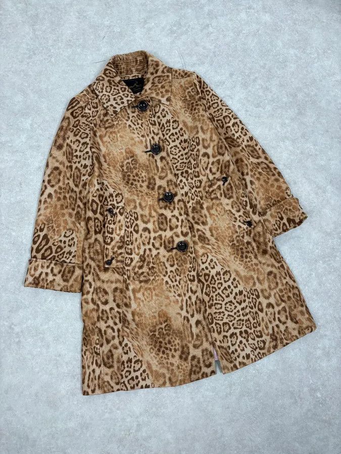 Hysteric Glamour 2000s Hysteric Glamour Long Leopard Effect Jacket Size S / US 4 / IT 40 - 4 Thumbnail