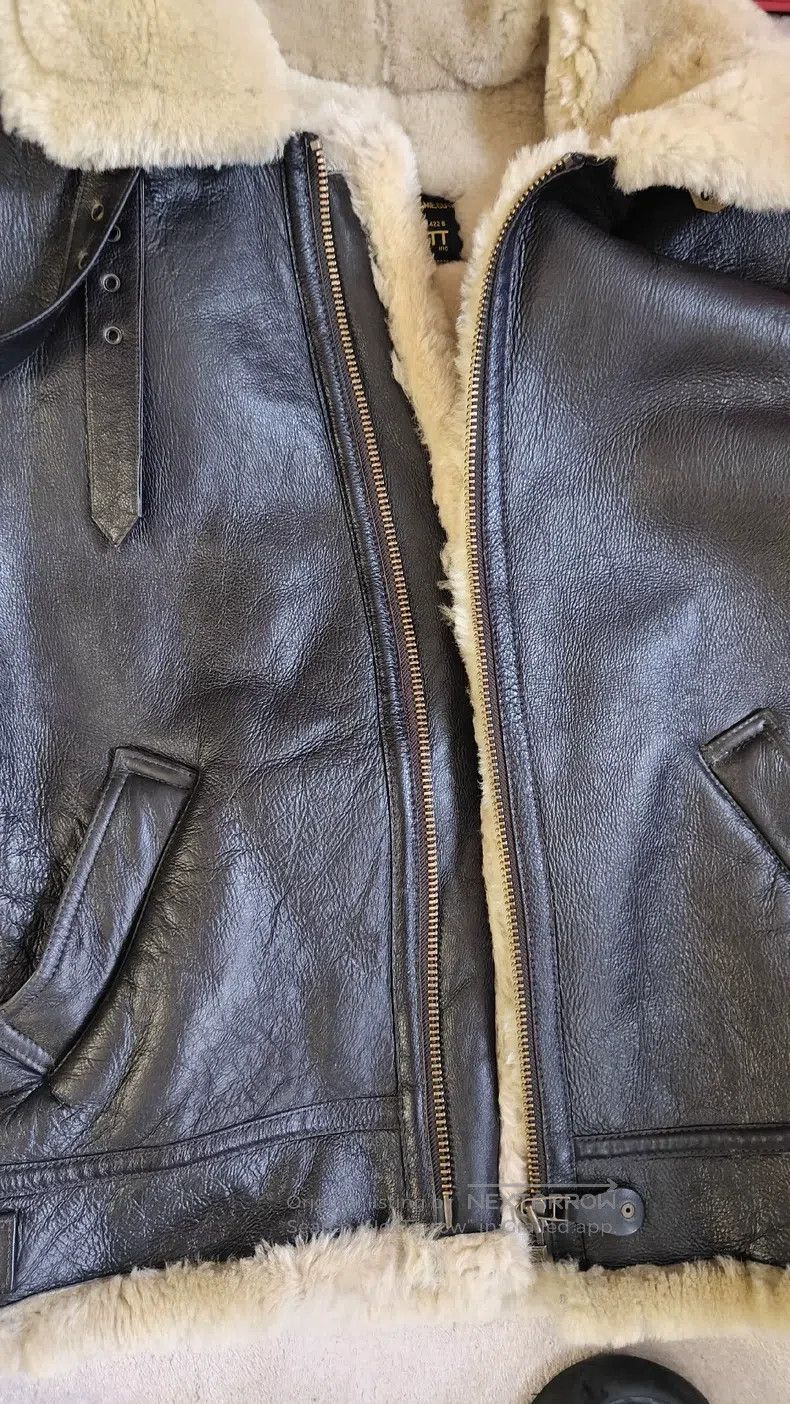 Schott Schott Fur integrated B3 leather jacket Size US L / EU 52-54 / 3 - 4 Thumbnail