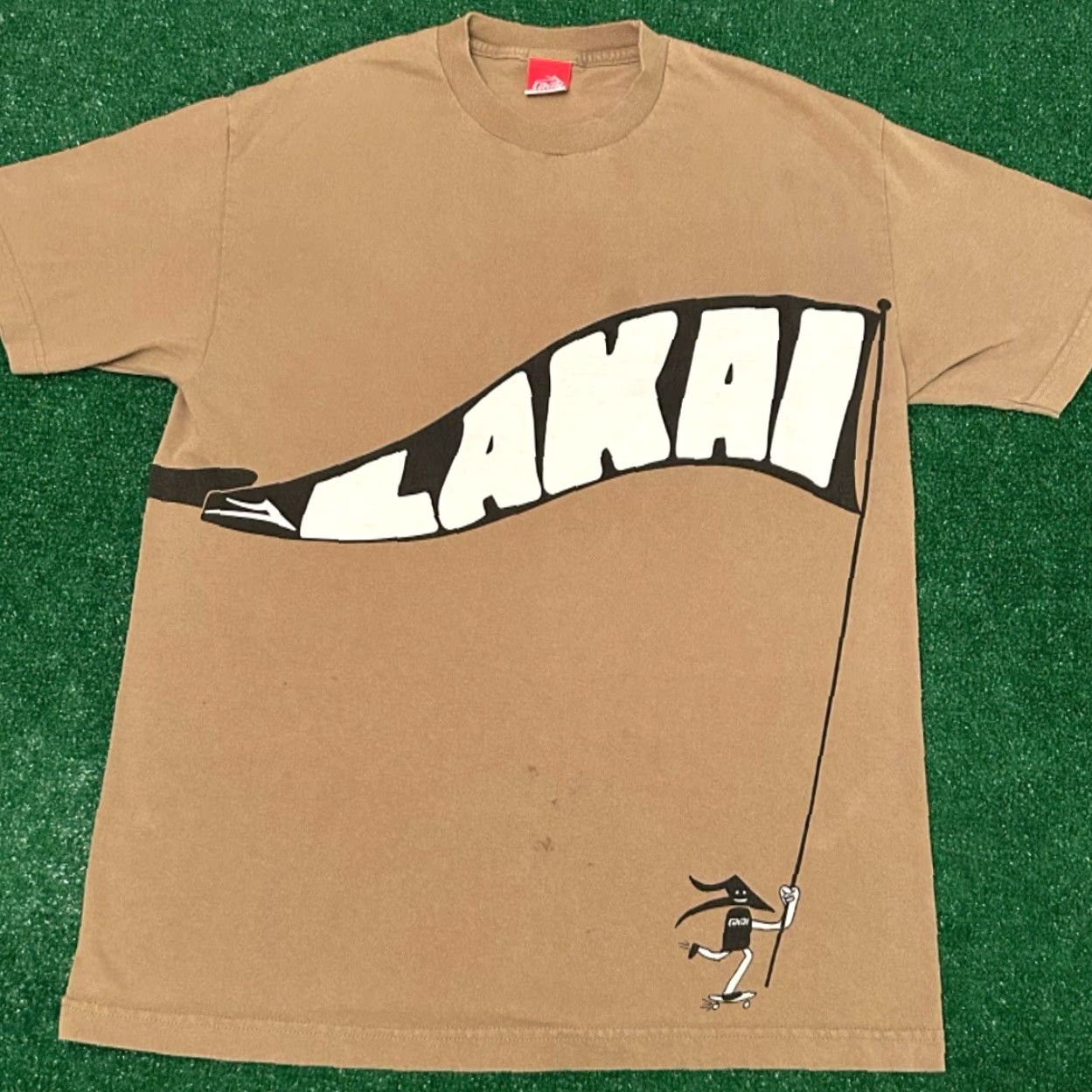 Lakai VINTAGE Lakai Skate Tee Logo VTG Shirt Mens L Chocolate 90s Y2K Skater Grunge Hip Hop Punk World Industries Logo Shirt Mens LW Size US L / EU 52-54 / 3 - 4 Thumbnail