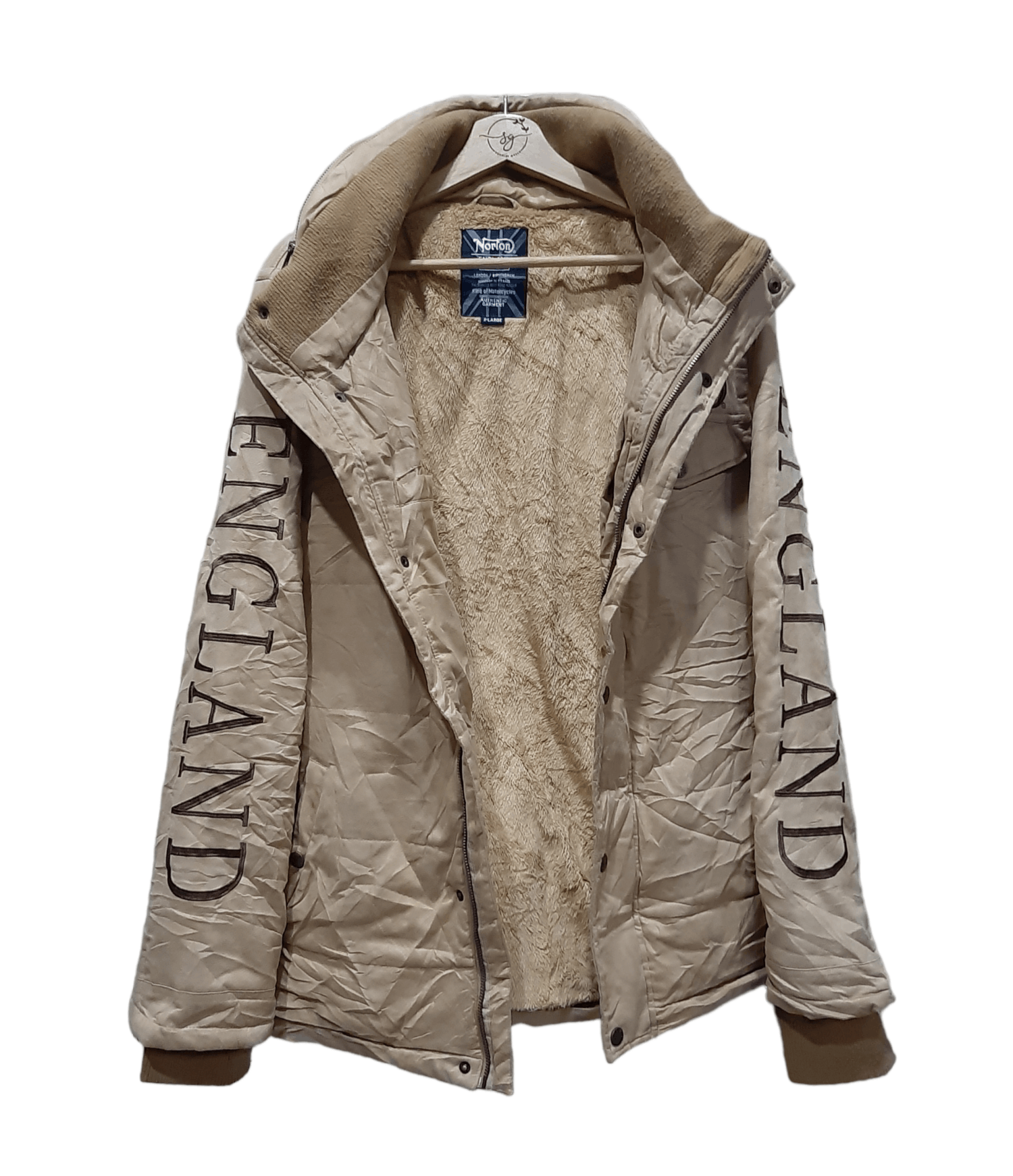 Norton Vintage Norton England 1898 King Of Motorcycle Jacket Hoodie Size US L / EU 52-54 / 3 - 1 Thumbnail