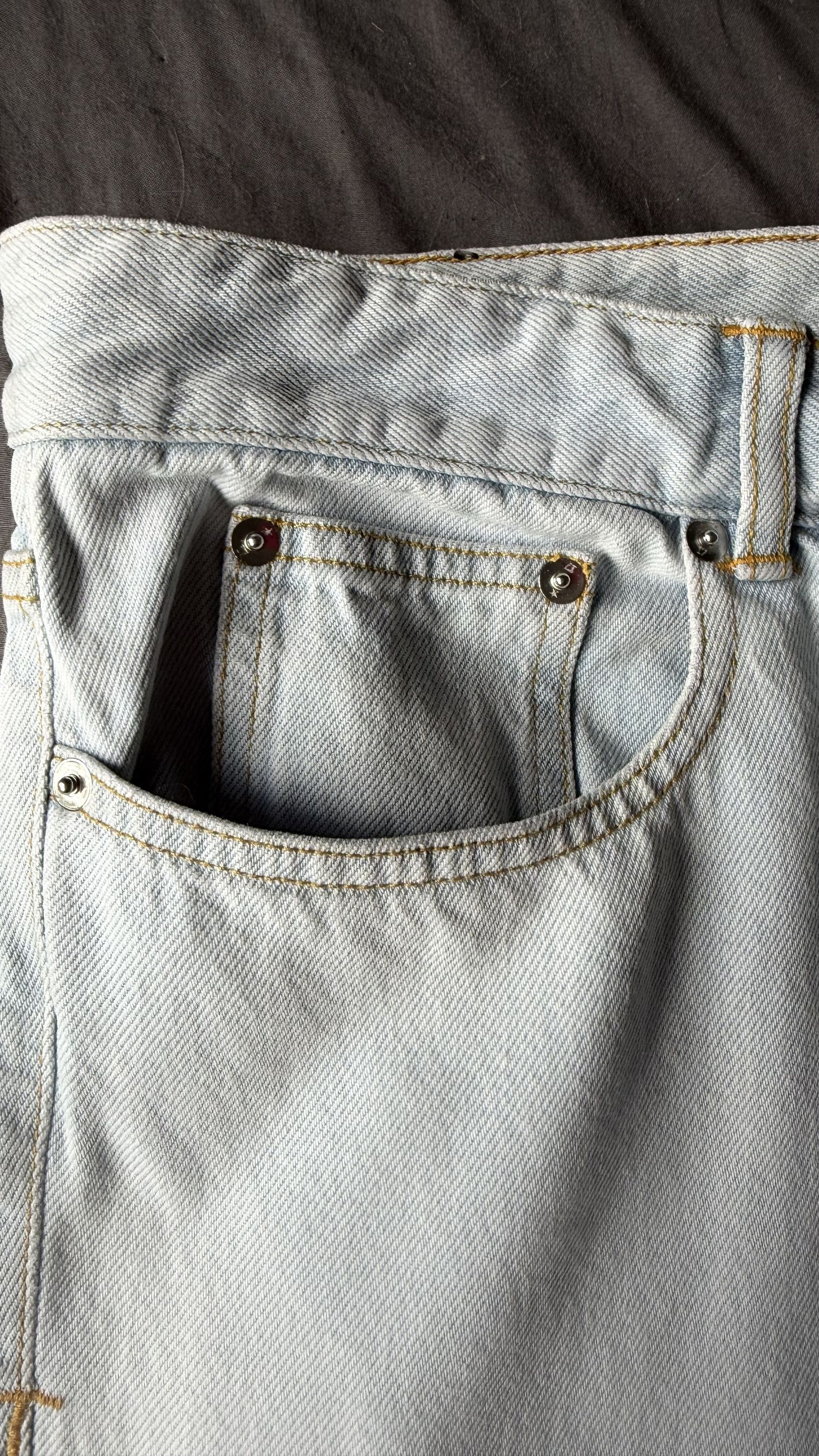 Riccardo Tisci Givenchy SS10 Star Patch Denim Jeans vintage 2010 y2k Size US 32 / EU 48 - 10 Thumbnail
