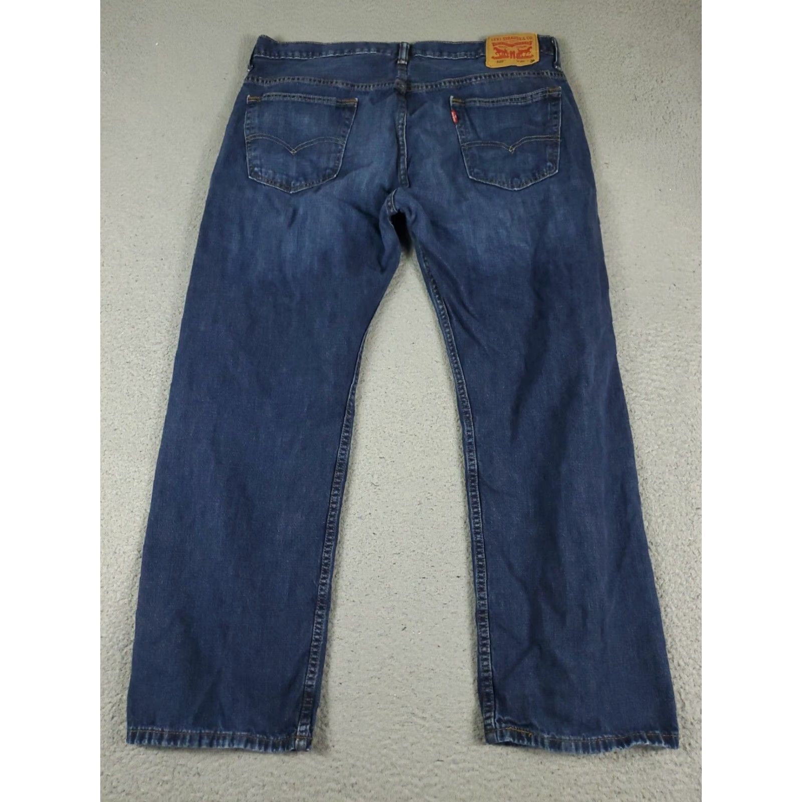 Levi's Levis 569 Jeans Blue Straight Leg Men's 36x28 Cotton Denim Pants Size US 36 / EU 52 - 6 Thumbnail