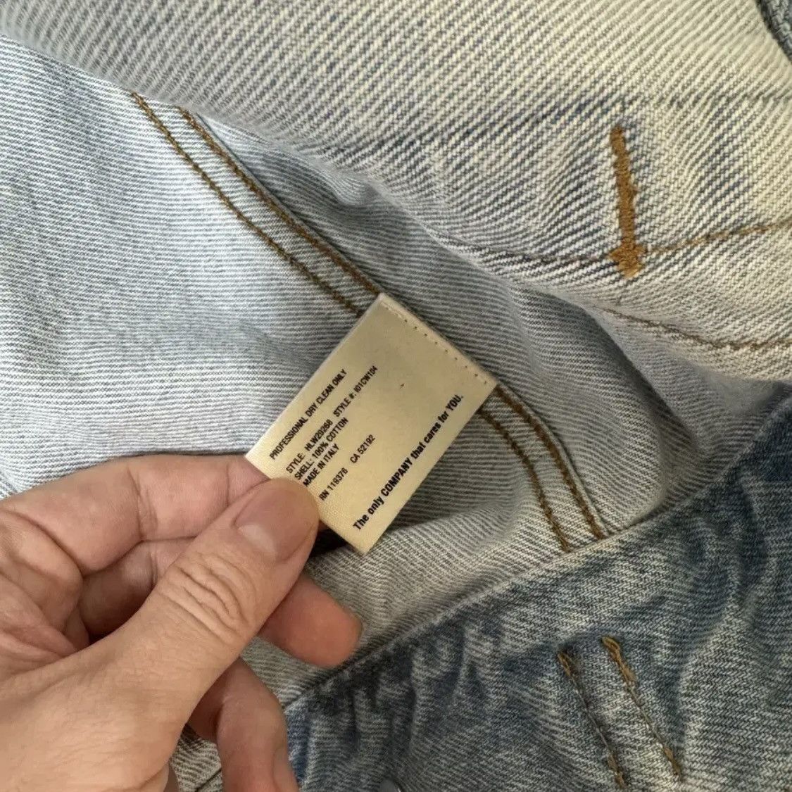 Helmut Lang Helmut Lang Tessel Denim Jacket Size US S / EU 44-46 / 1 - 4 Thumbnail