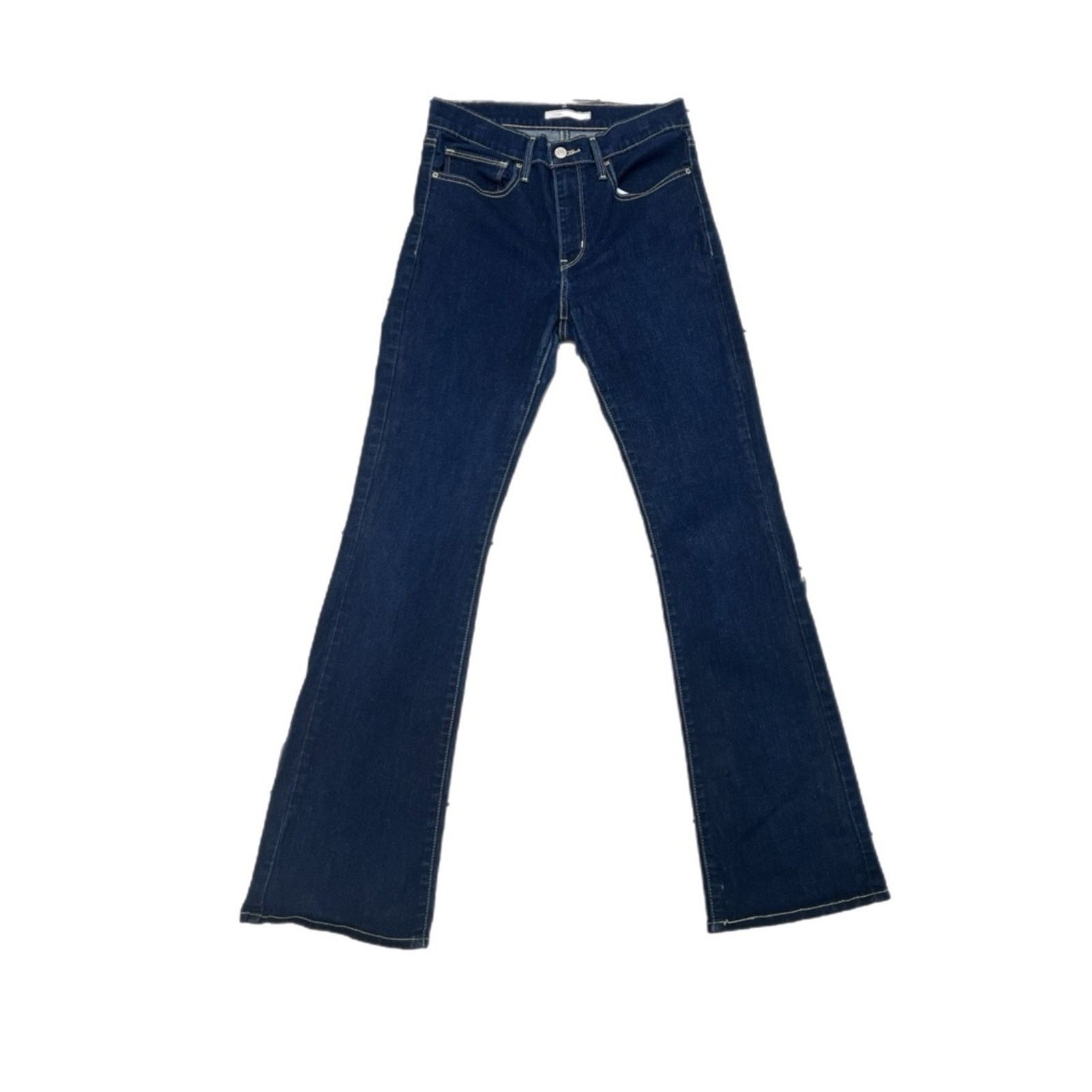 Levi's Levi’s Slimming Boot Dark Wash Bootcut Jeans Size 30" / US 8 / IT 44 - 1 Thumbnail