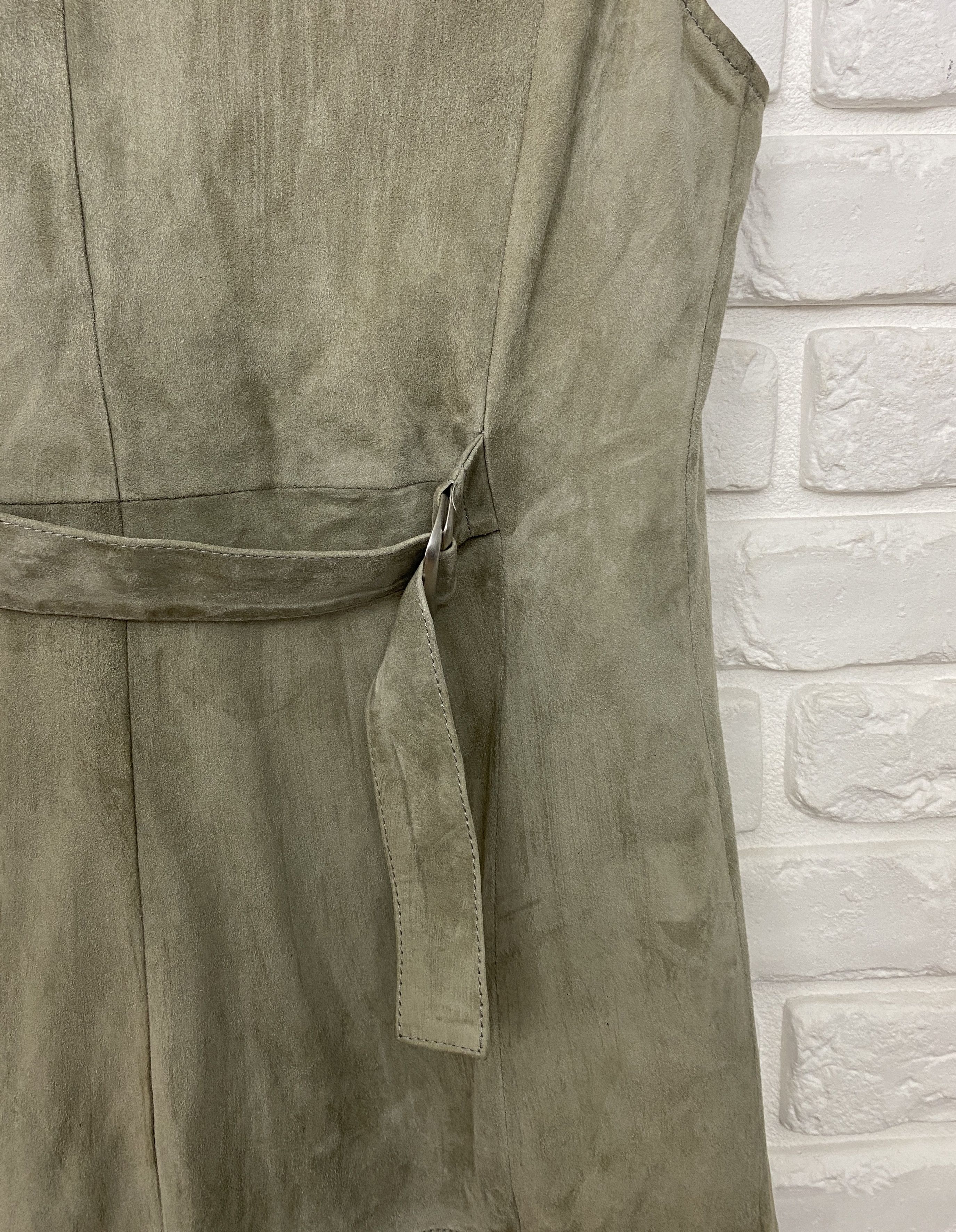 Brunello Cucinelli Brunello Cucinelli Suede Leather Short Sleeve Jacket Vest 44 Size M / US 6-8 / IT 42-44 - 14 Thumbnail