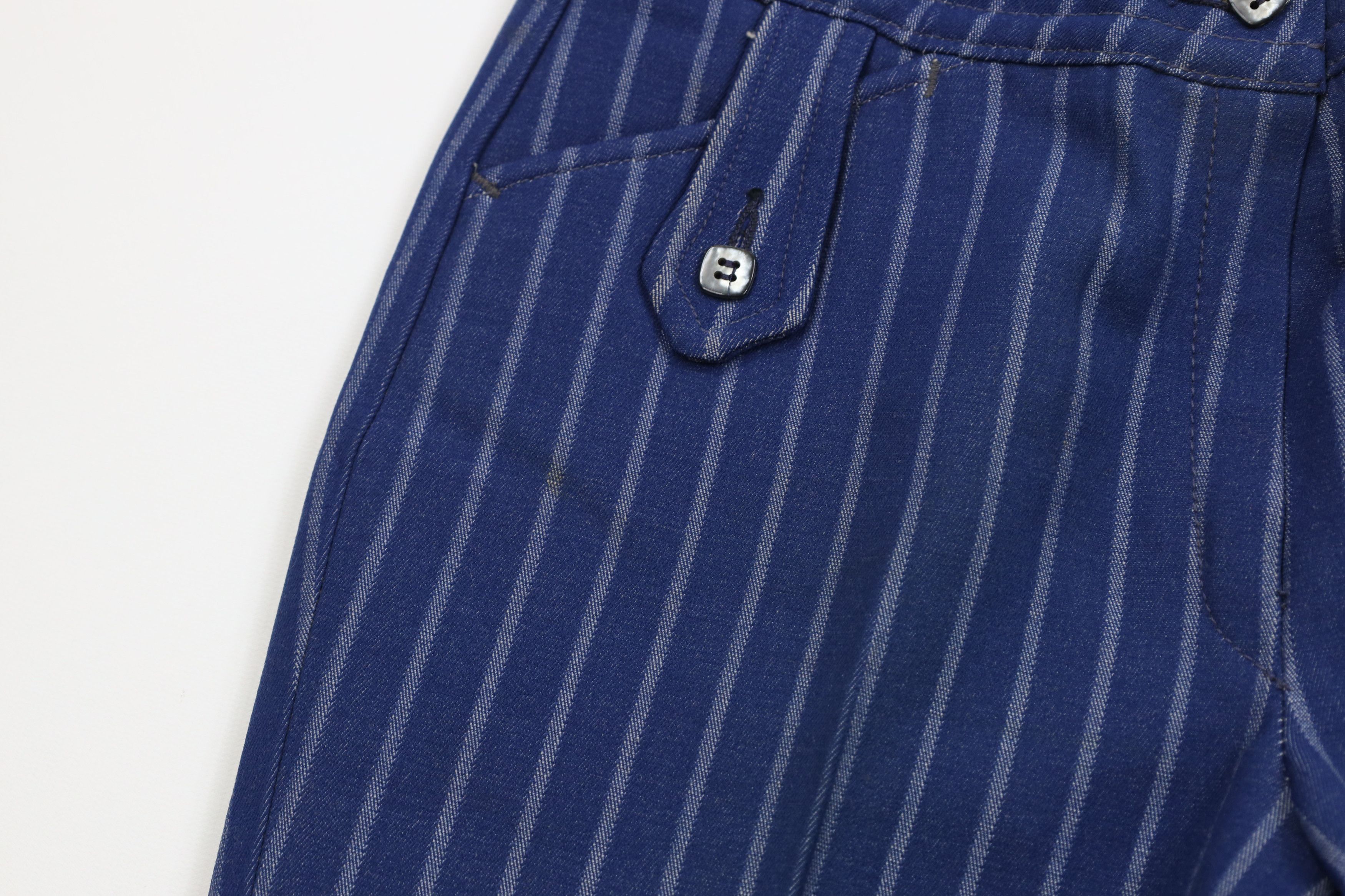 Vintage Vintage 50s 60s Streetwear Winter Pants Flared Blue USA Size 30" / US 8 / IT 44 - 7 Thumbnail