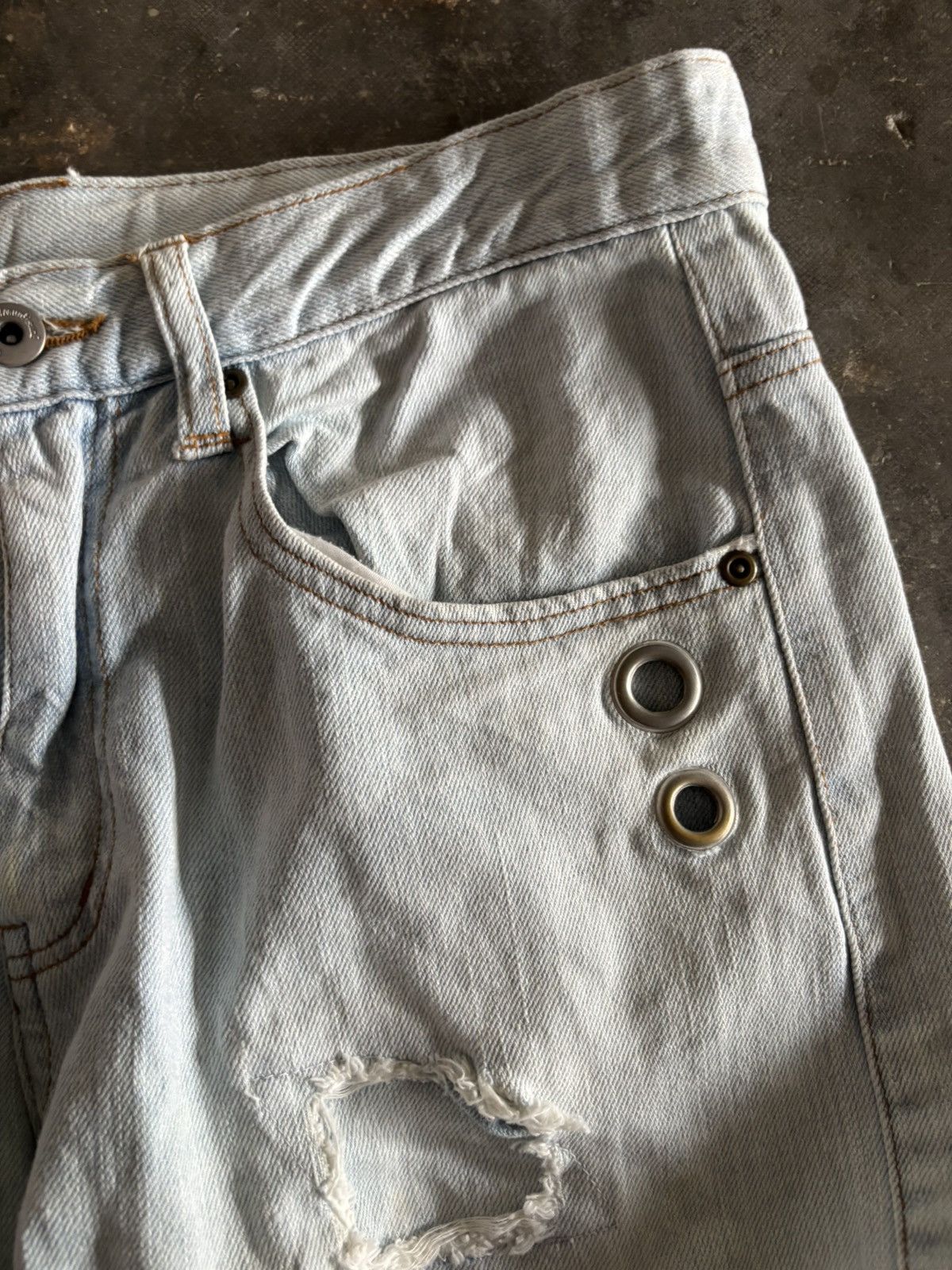 Gotcha SICK Y2K GOTCHA JORTS SHORT JEANS DOPE DESIGN Size US 30 / EU 46 - 9 Thumbnail