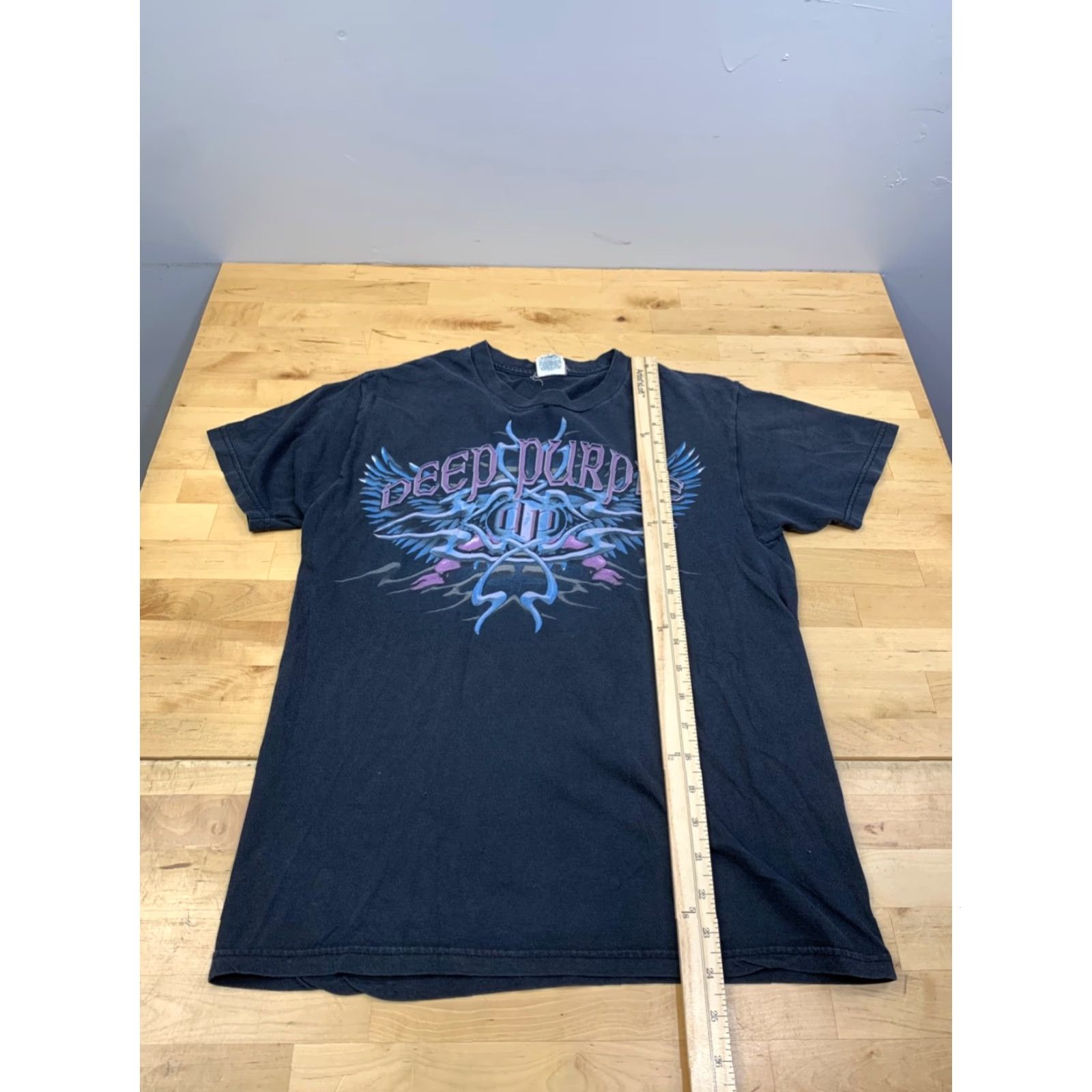 Vintage VINTAGE Deep Purple Tour Shirt Mens M Black Quail Hollow T-Shirt Band Rock Size US M / EU 48-50 / 2 - 6 Thumbnail