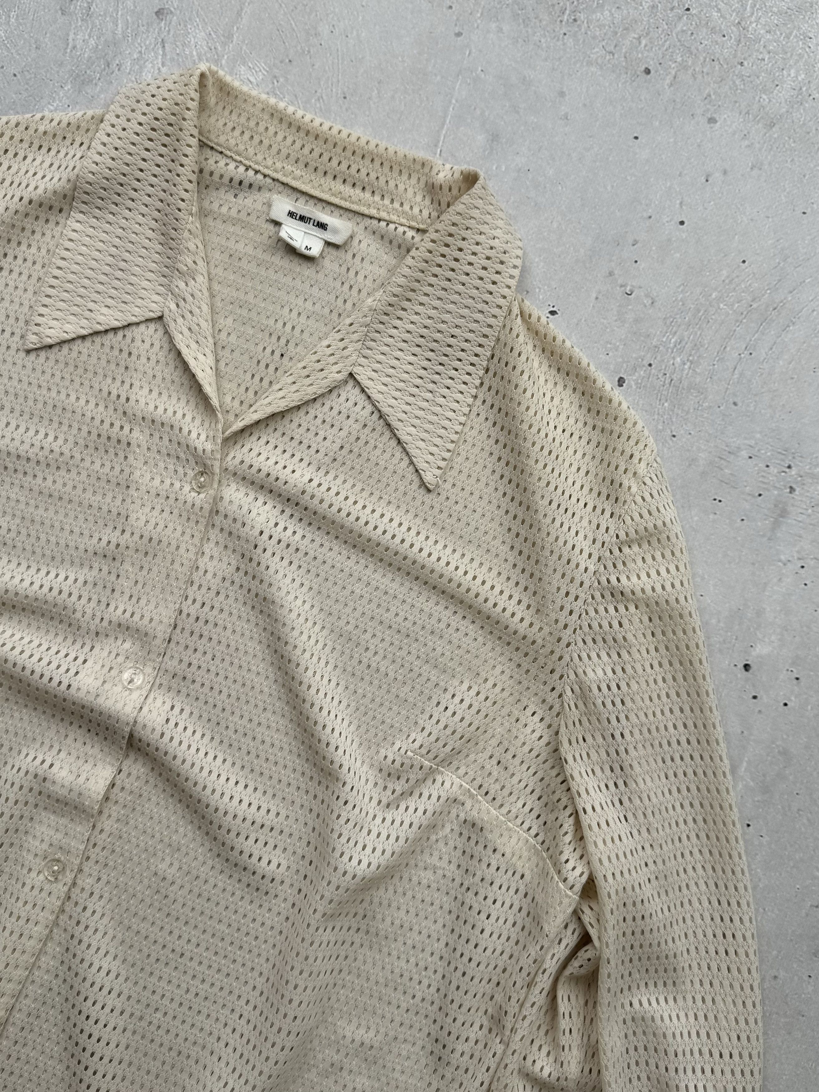 Helmut Lang Helmut Lang Vintage Mesh Shirt Size M / US 6-8 / IT 42-44 - 3 Thumbnail