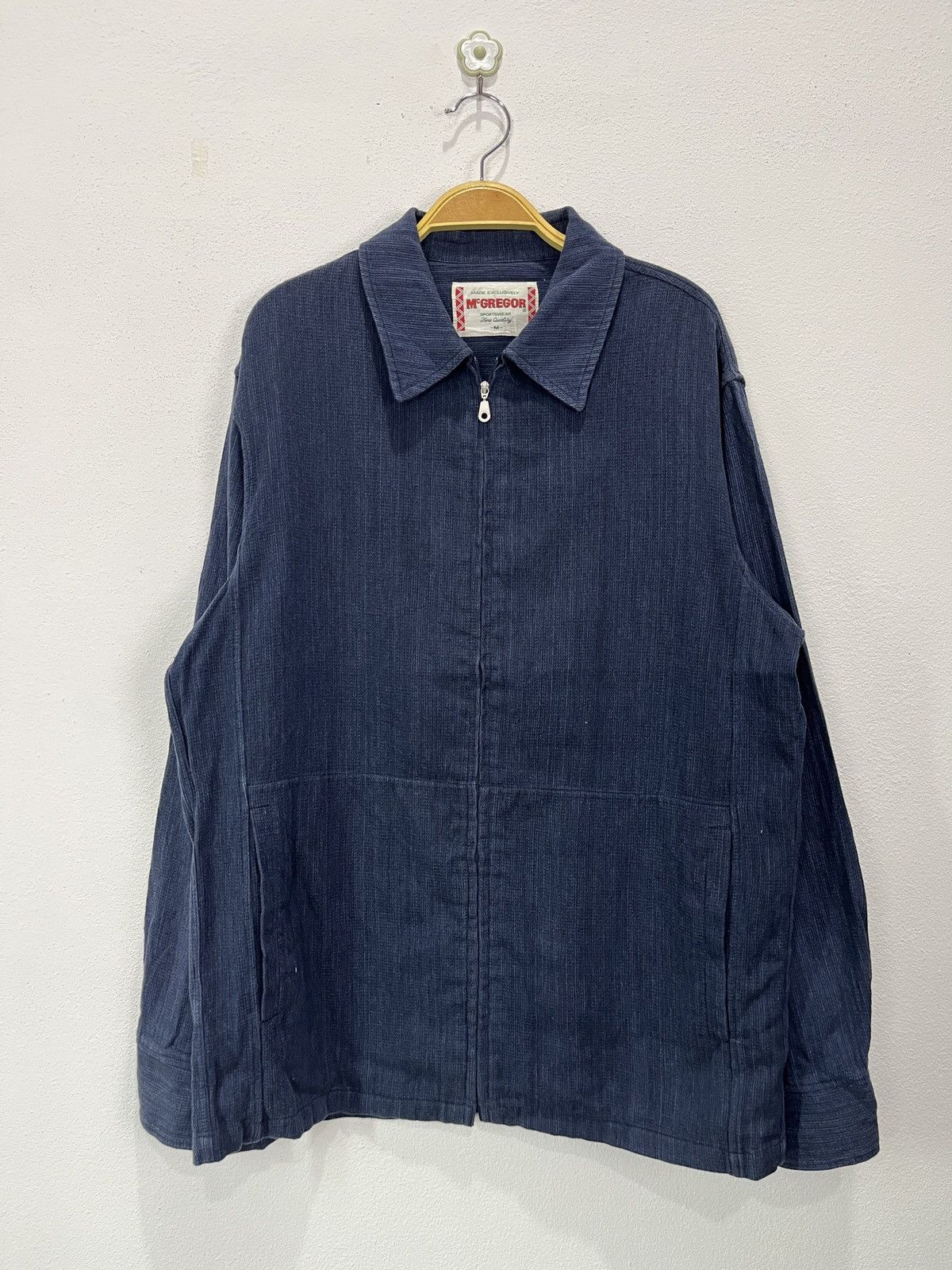Japanese Brand × McGregor McGregor Chambray Zip Up Outerwear Casual Jacket Size US M / EU 48-50 / 2 - 1 Thumbnail