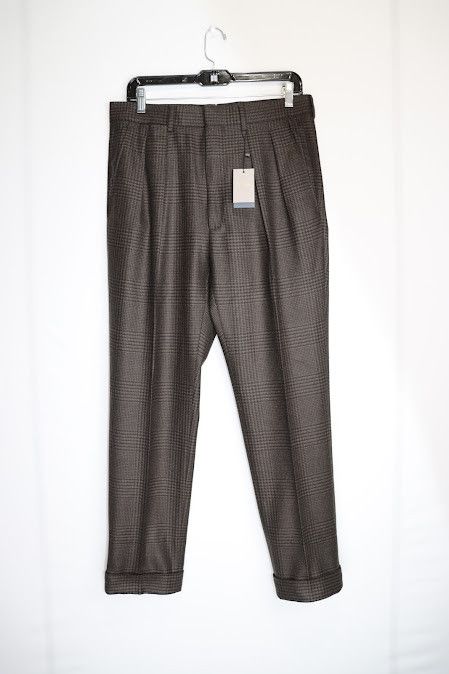 image of Tom Ford O1Rshd Houndstooth Trousers / Formal Pants In Grey / Black in Grey/Black, Men's (Size 30)