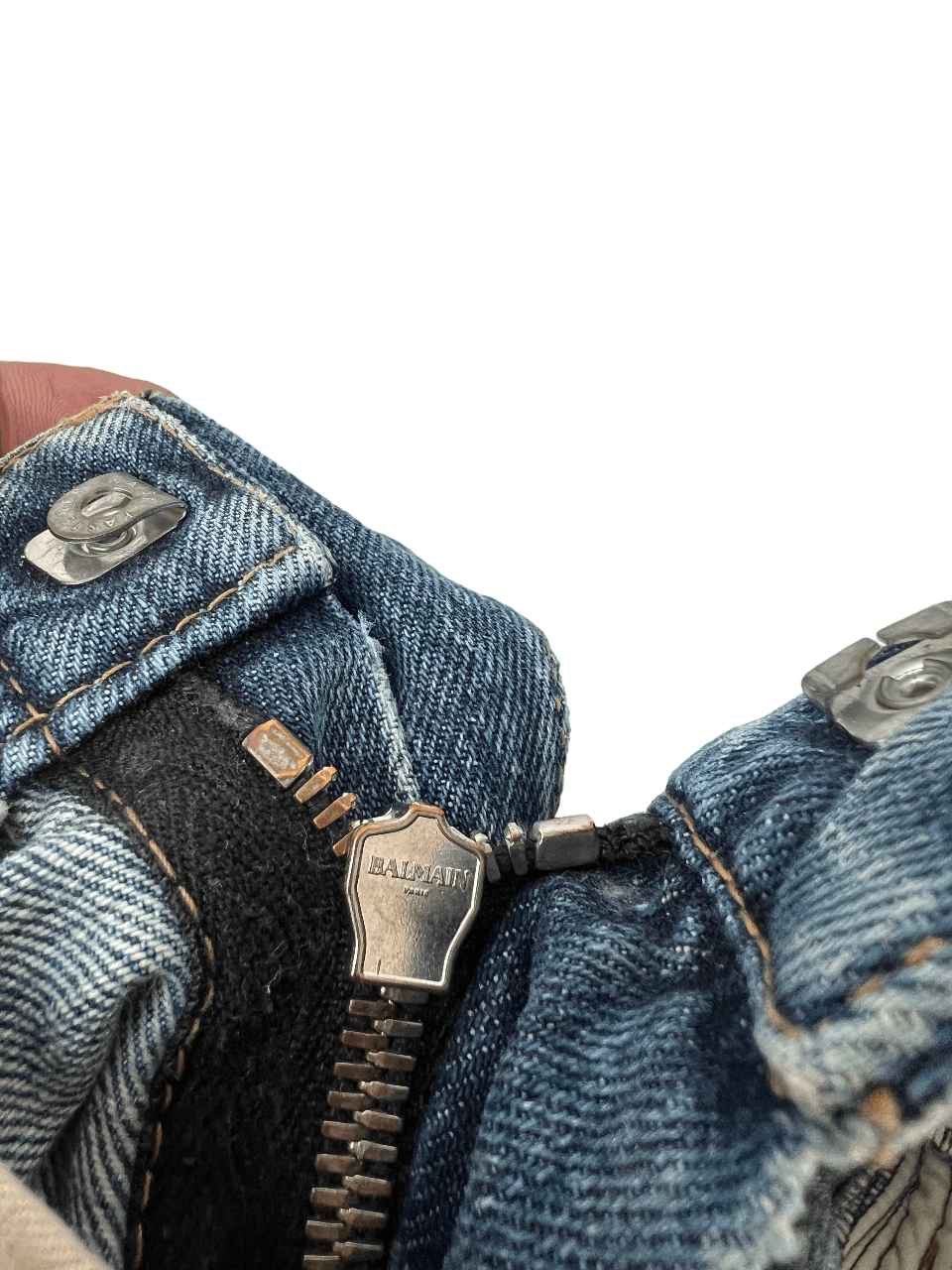 Balmain Balmain Biker Denim Jeans 29 Size US 29 - 5 Thumbnail